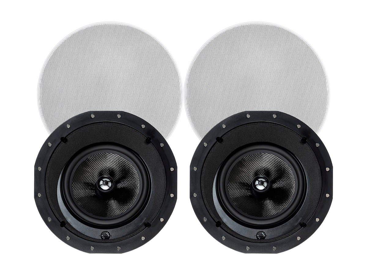 Monoprice 2-Way Carbon Fiber In-Ceiling Speakers -