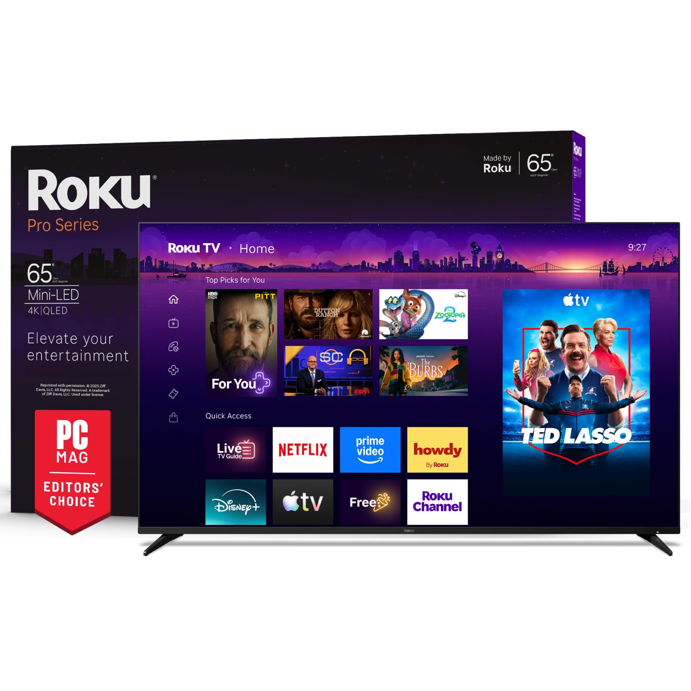 Roku Pro Smart TV 4K QLED Mini-LED
