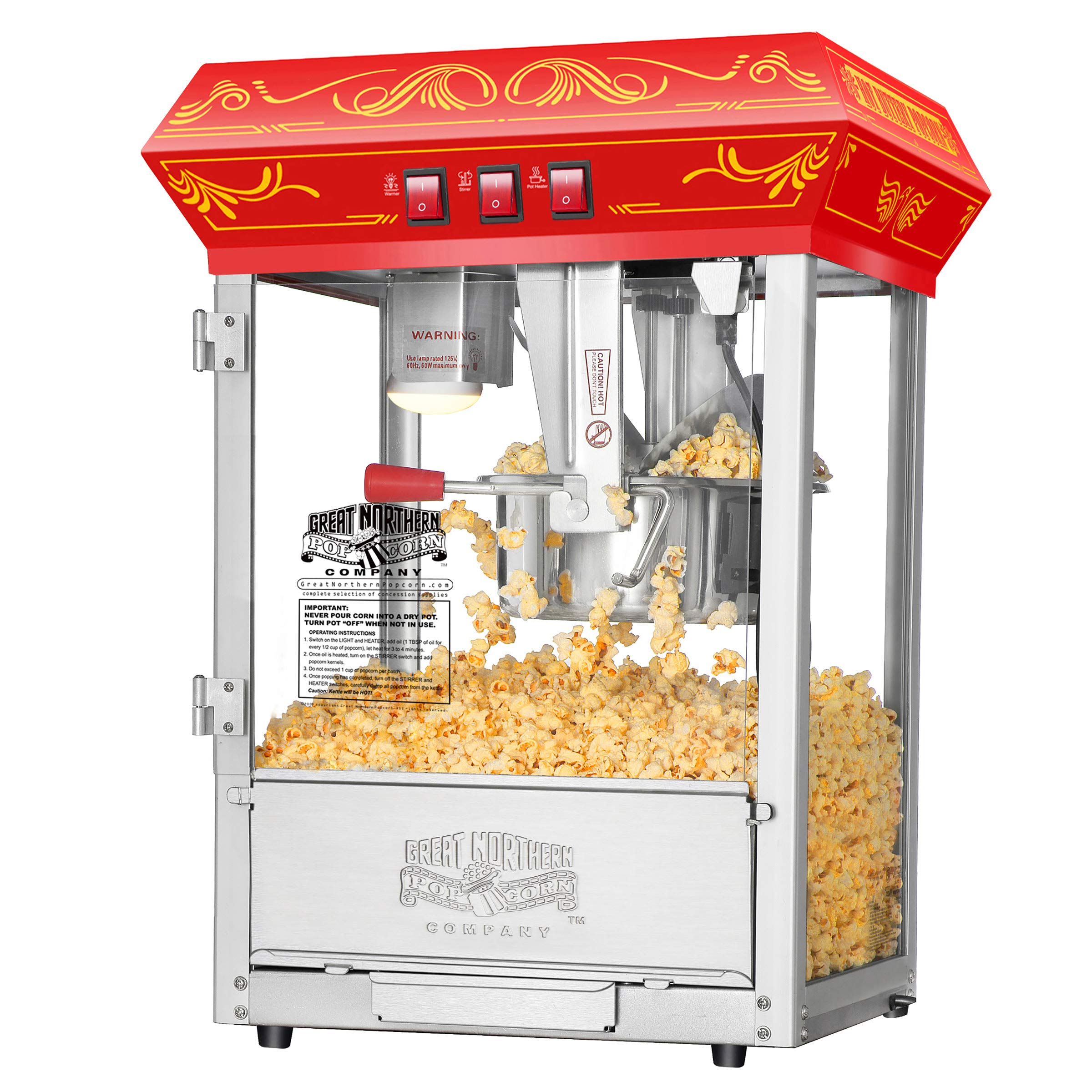 Good Time Popcorn Machine - 3-Gallon Popper
