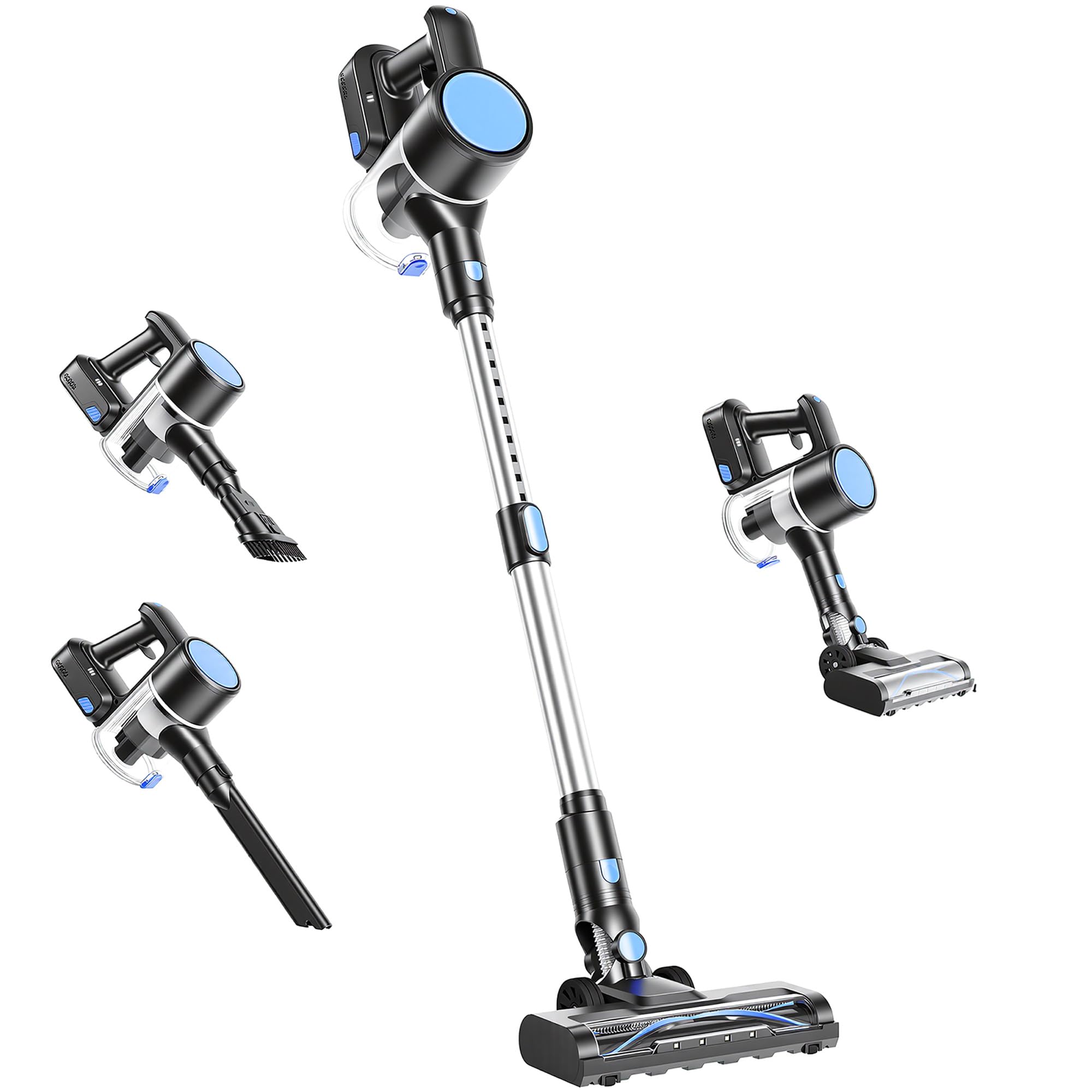 NEWBULIG Cordless Vacuum Cleaner, Removable Stick Vacuum