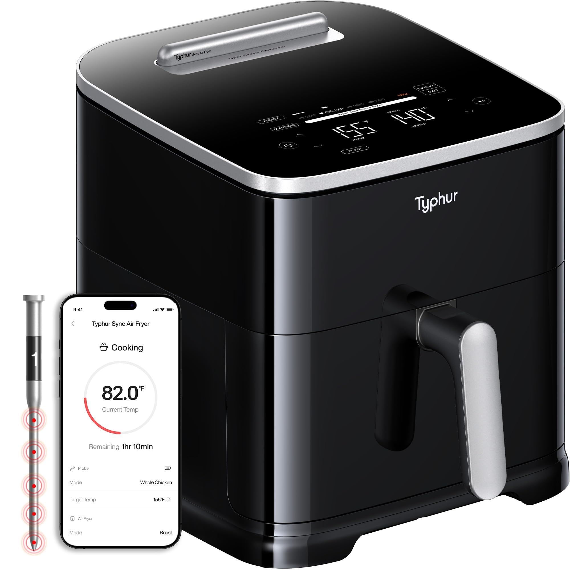 Typhur Sync 8QT AI Smart Air Fryer