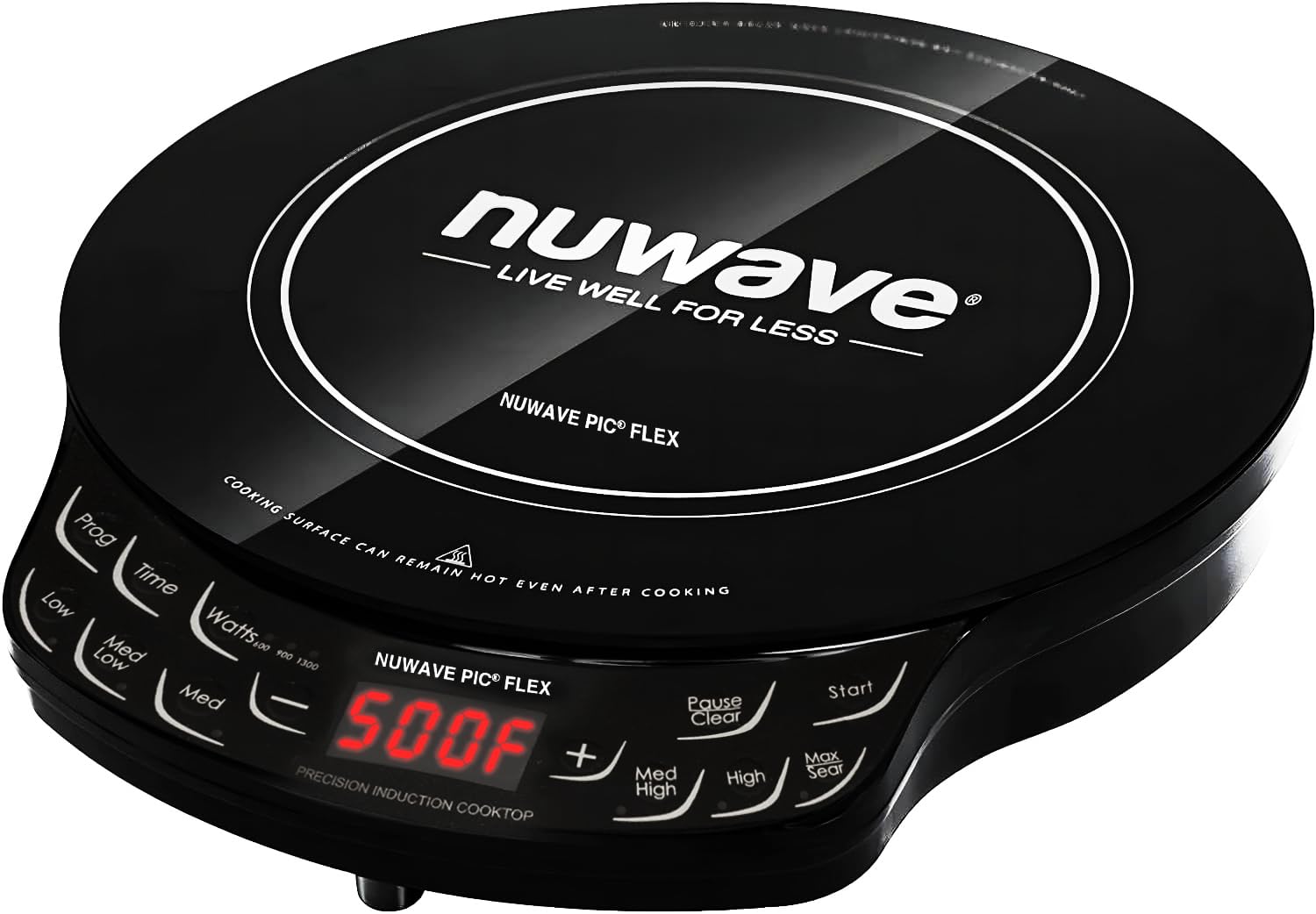 Nuwave Flex Precision Induction Cooktop, 10.25” Shatter-Proof