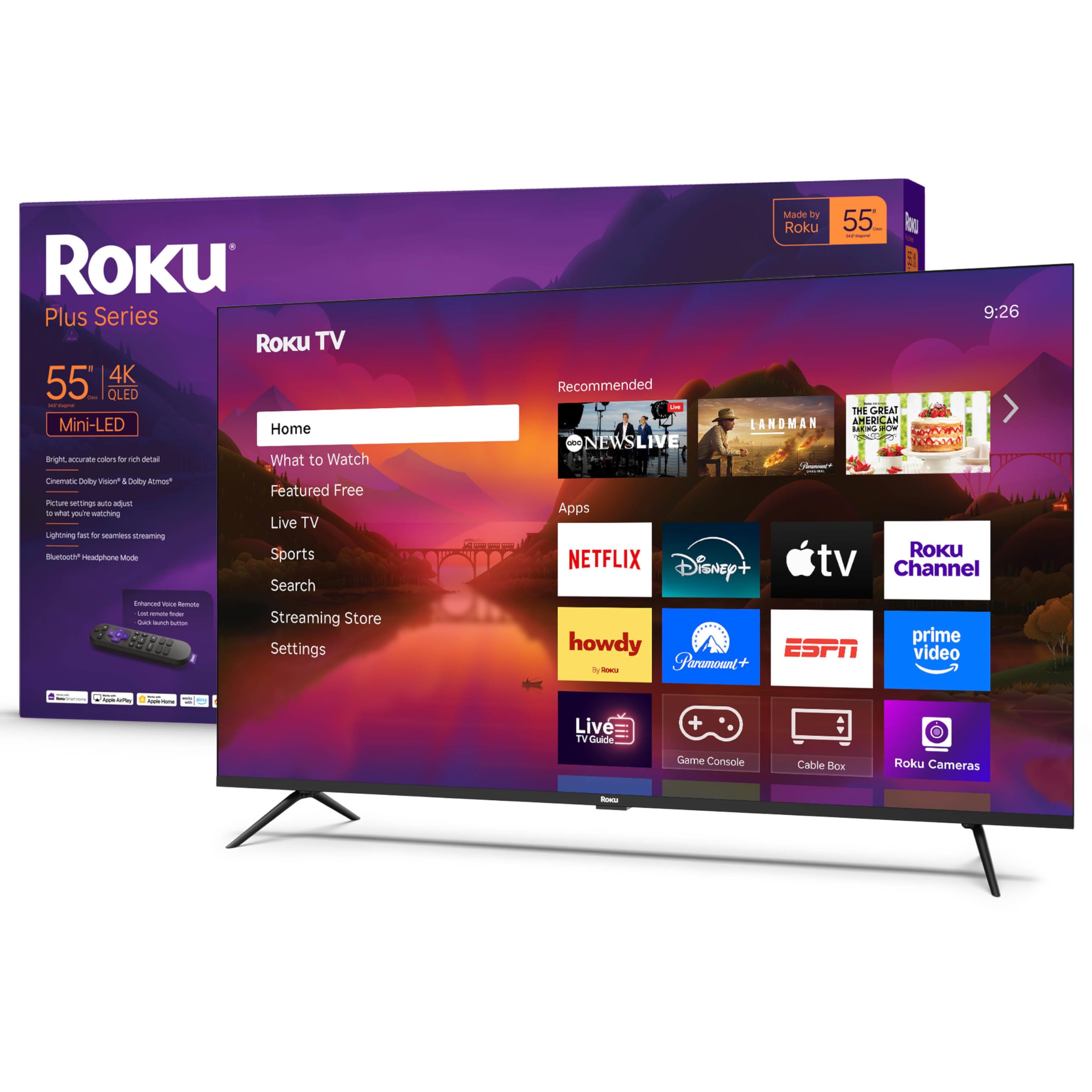 Roku Smart TV, Plus Series, Mini-LED