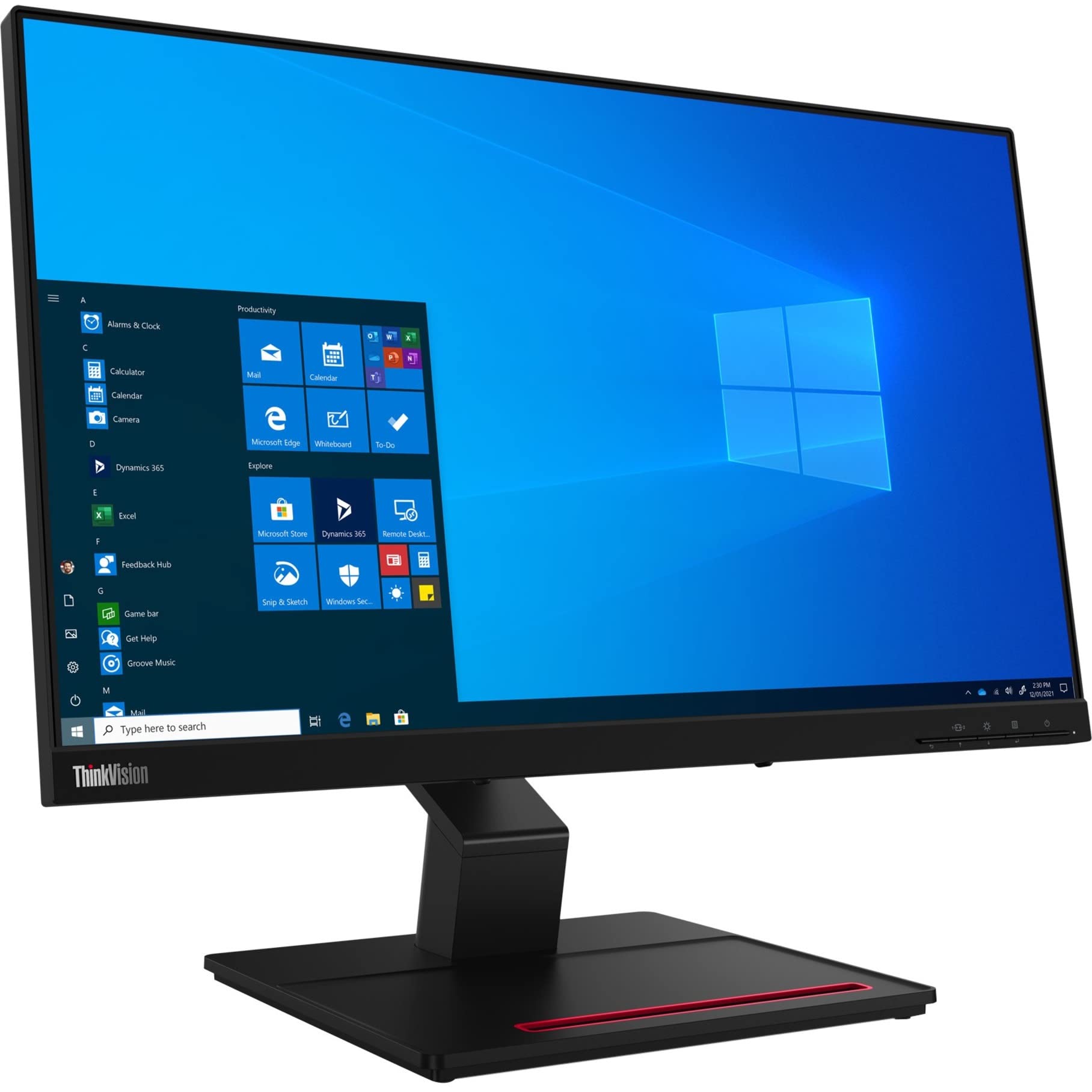 Lenovo ThinkVision T24T-20 23.8 LCD Touchscreen Monitor
