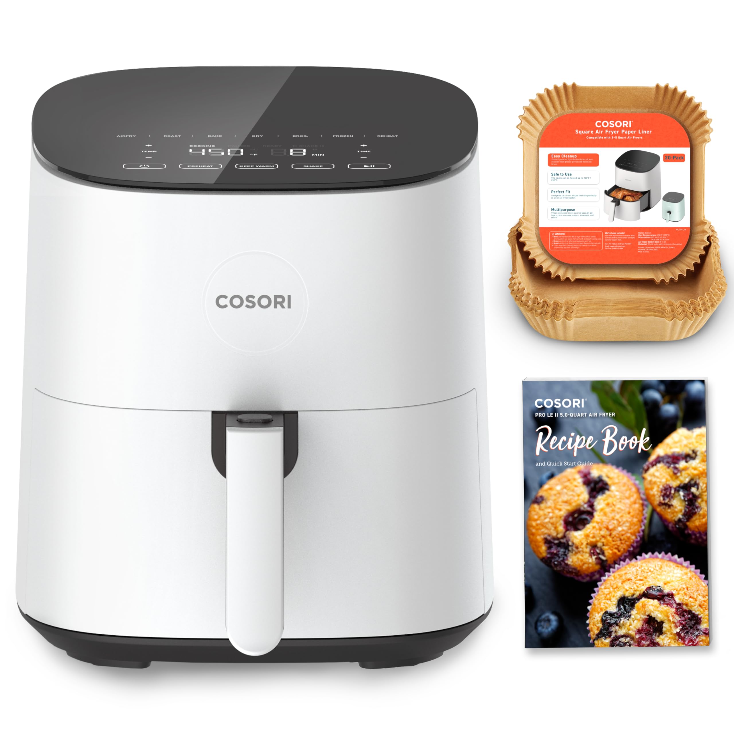 COSORI Air Fryer Pro LE 5-Qt Airfryer