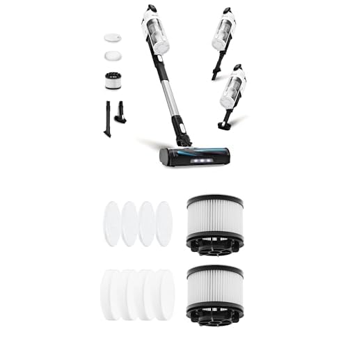LEVOIT Cordless Vacuum Cleaner, Black & White (Lvac-200 Filters+vacuum)