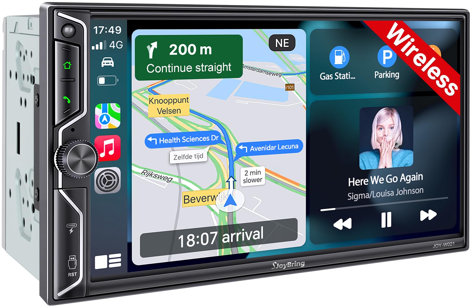 SJOYBRING [QLED Screen Upgrade] Double Din Car
