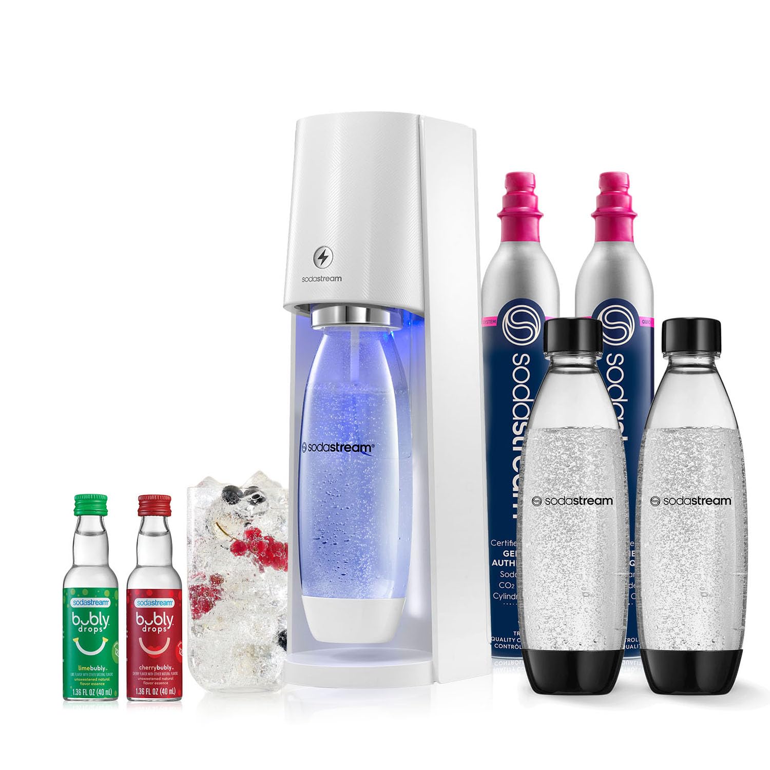 SodaStream E-TERRA Sparkling Water Maker Bundle