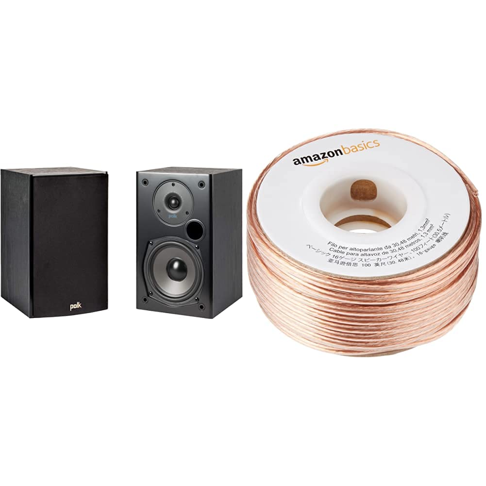 Polk Audio T15 Bookshelf Speaker Amazon Basics