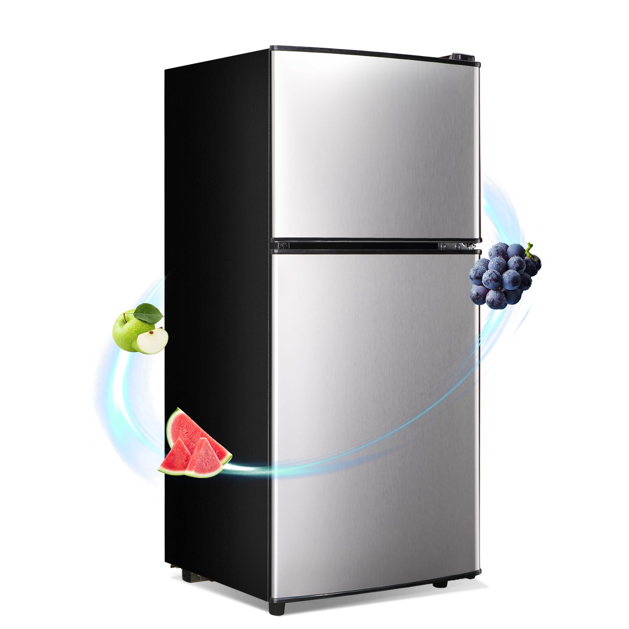 rosmena Apartment Size Refrigerator, 4.0 Cu.Ft Small