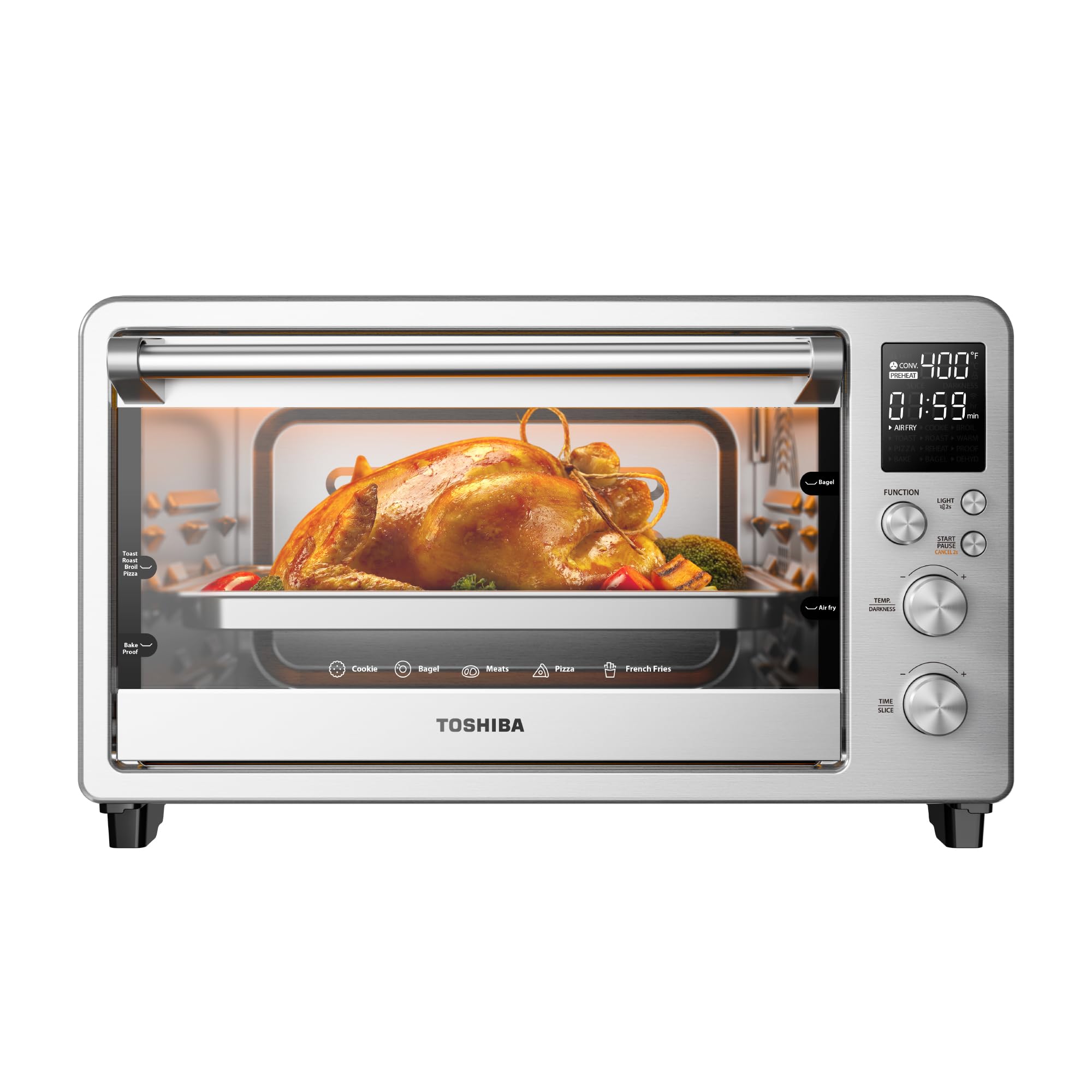 TOSHIBA ChefFry Air Fryer Toaster Oven Combo