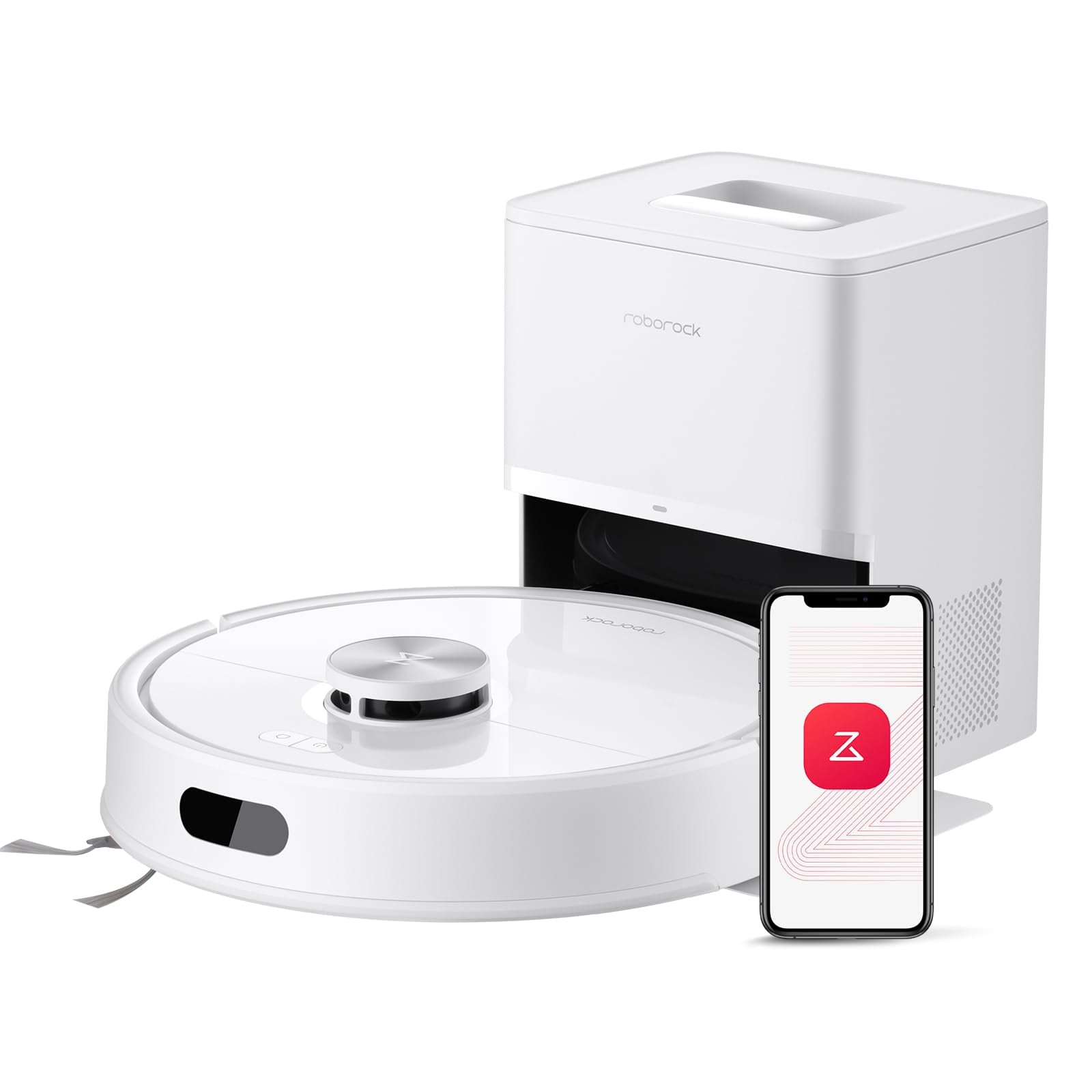 roborock Q7 M5+ Robot Vacuum Mop, Upgraded (White)