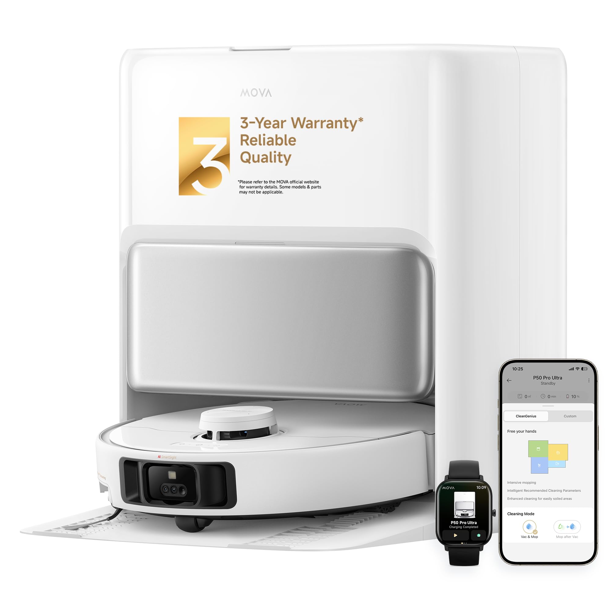 Mova P50 Pro Ultra Robot Vacuum Mop