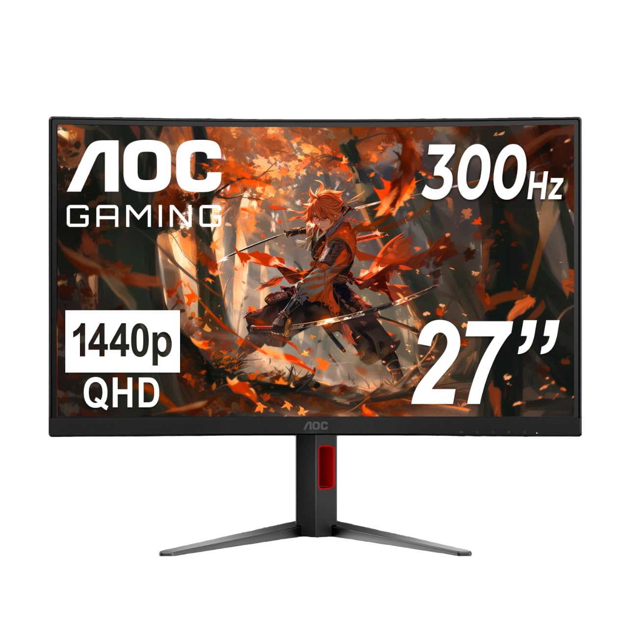 AOC 27 Curved Gaming Monitor 2K QHD
