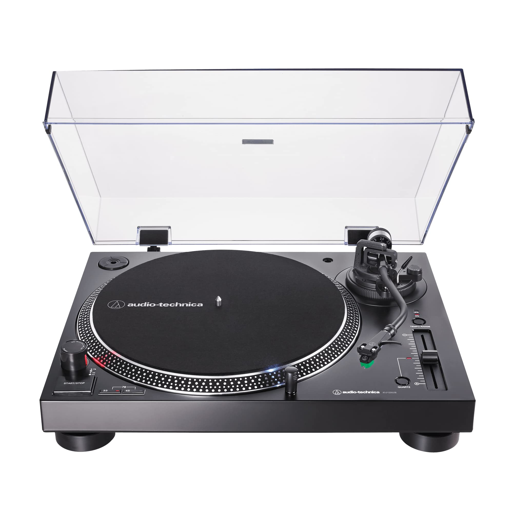 Audio-Technica AT-LP120XUSB-BK Direct-Drive Turntable , Fully Manual
