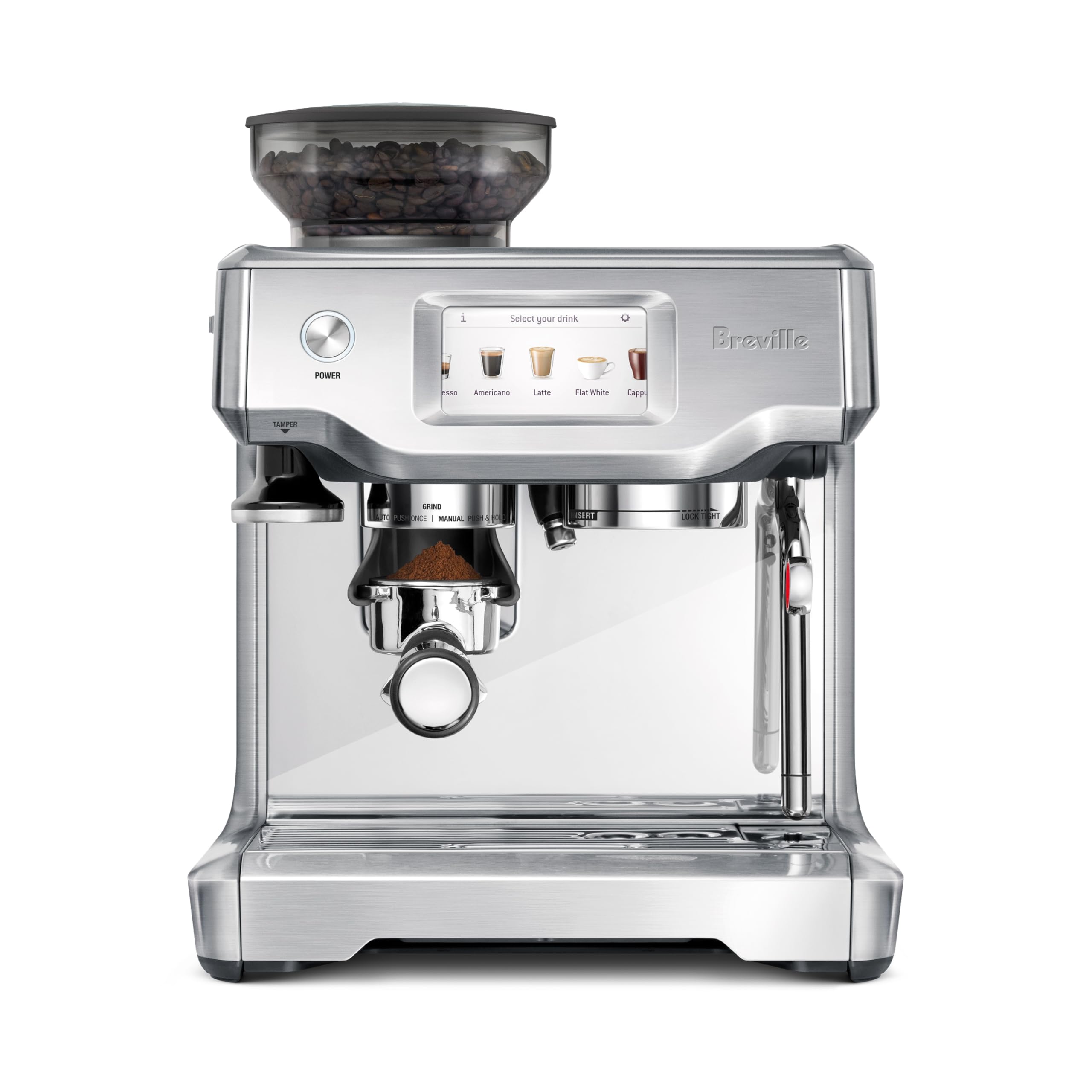 Breville Barista Touch Espresso Machine BES880BSS, Brushed