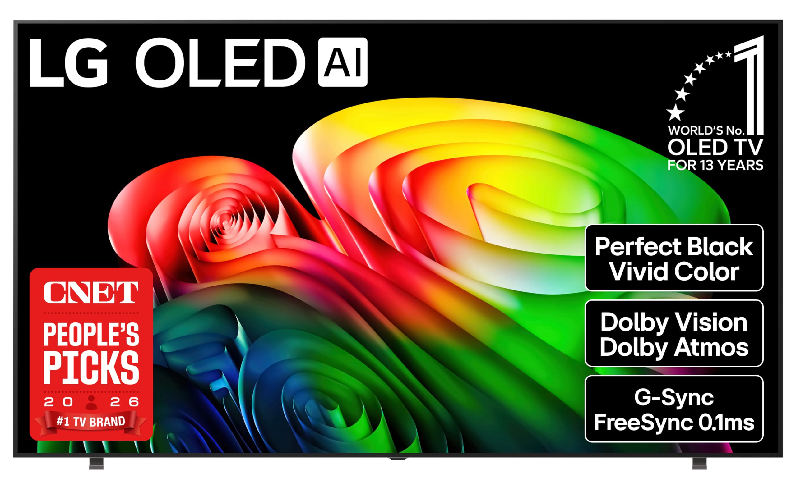 LG 83-inch OLED AI 4K B6 TV (Black)
