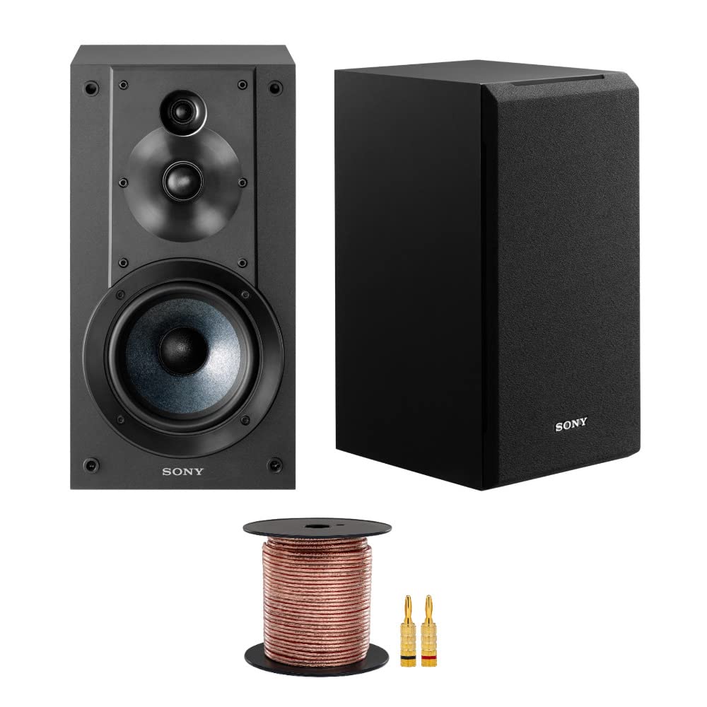 Sony SSCS5 3-Way 3-Driver Bookshelf Speaker System