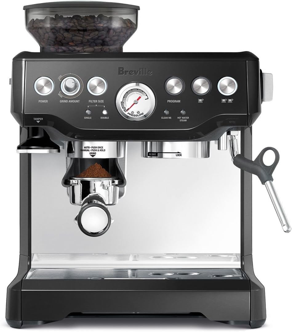 Breville Barista Express Espresso Machine BES870BSXL, Black (Black Sesame)