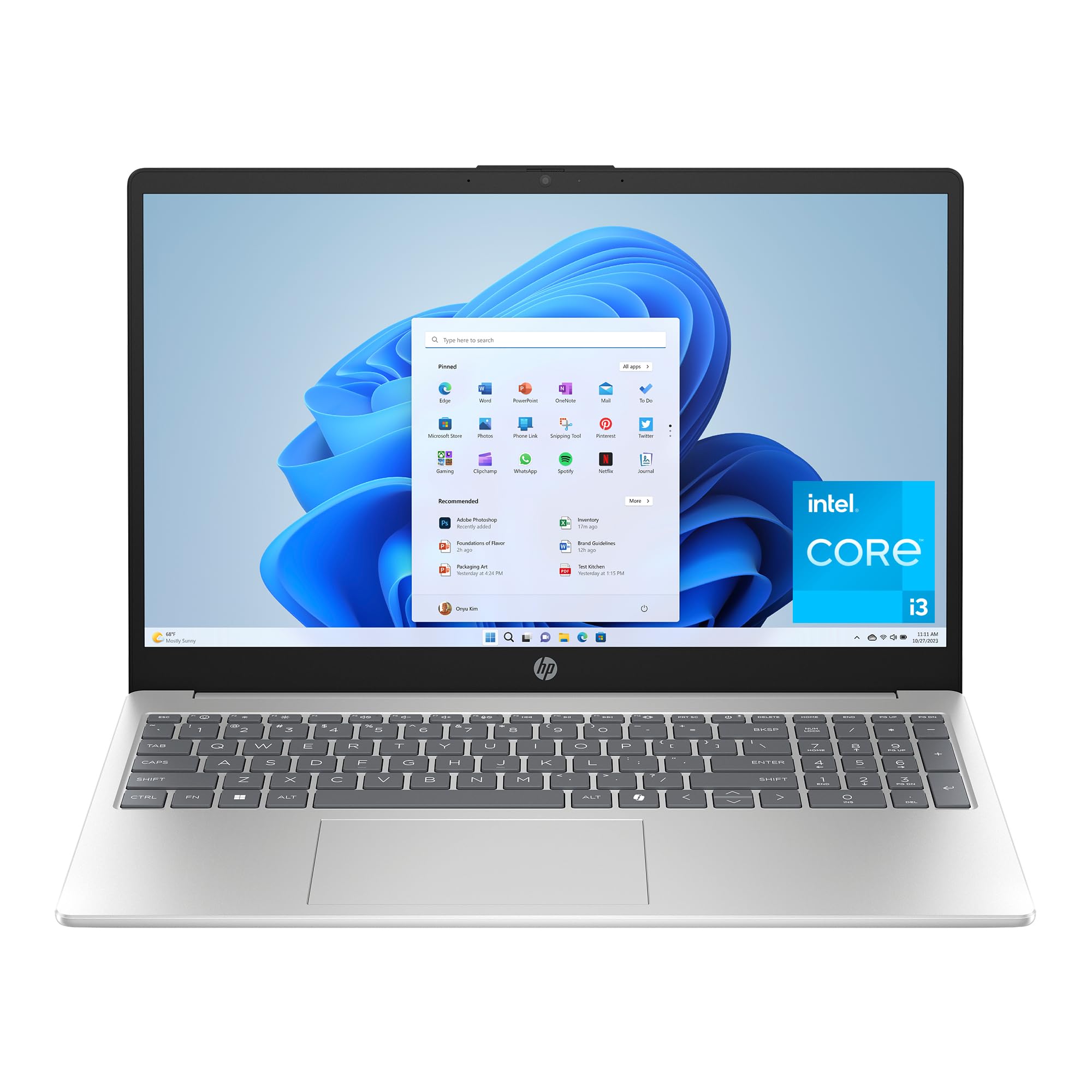 HP 15.6 Laptop, HD Display, Intel Core