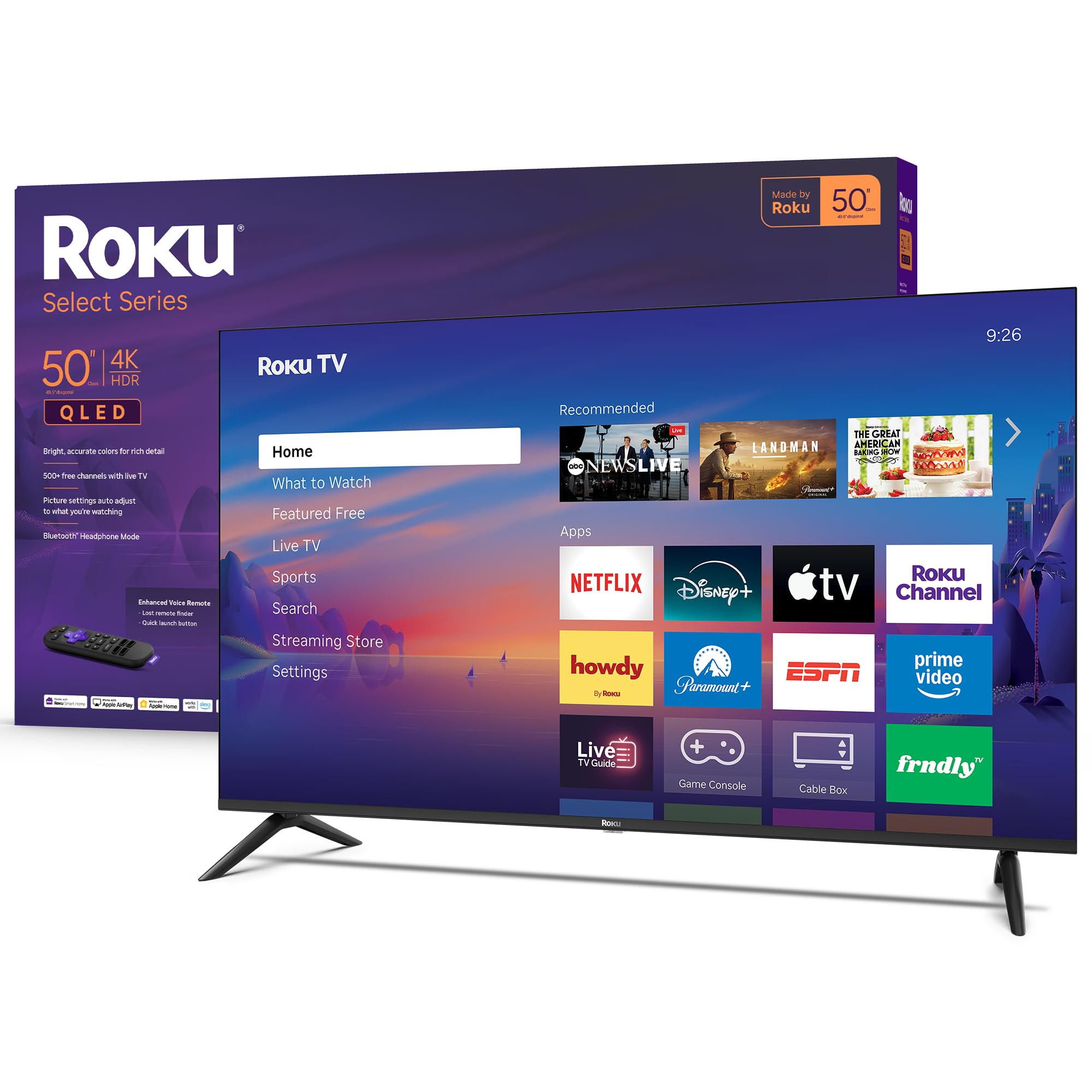 Roku Smart TV 2026, Select Series (50-inch)
