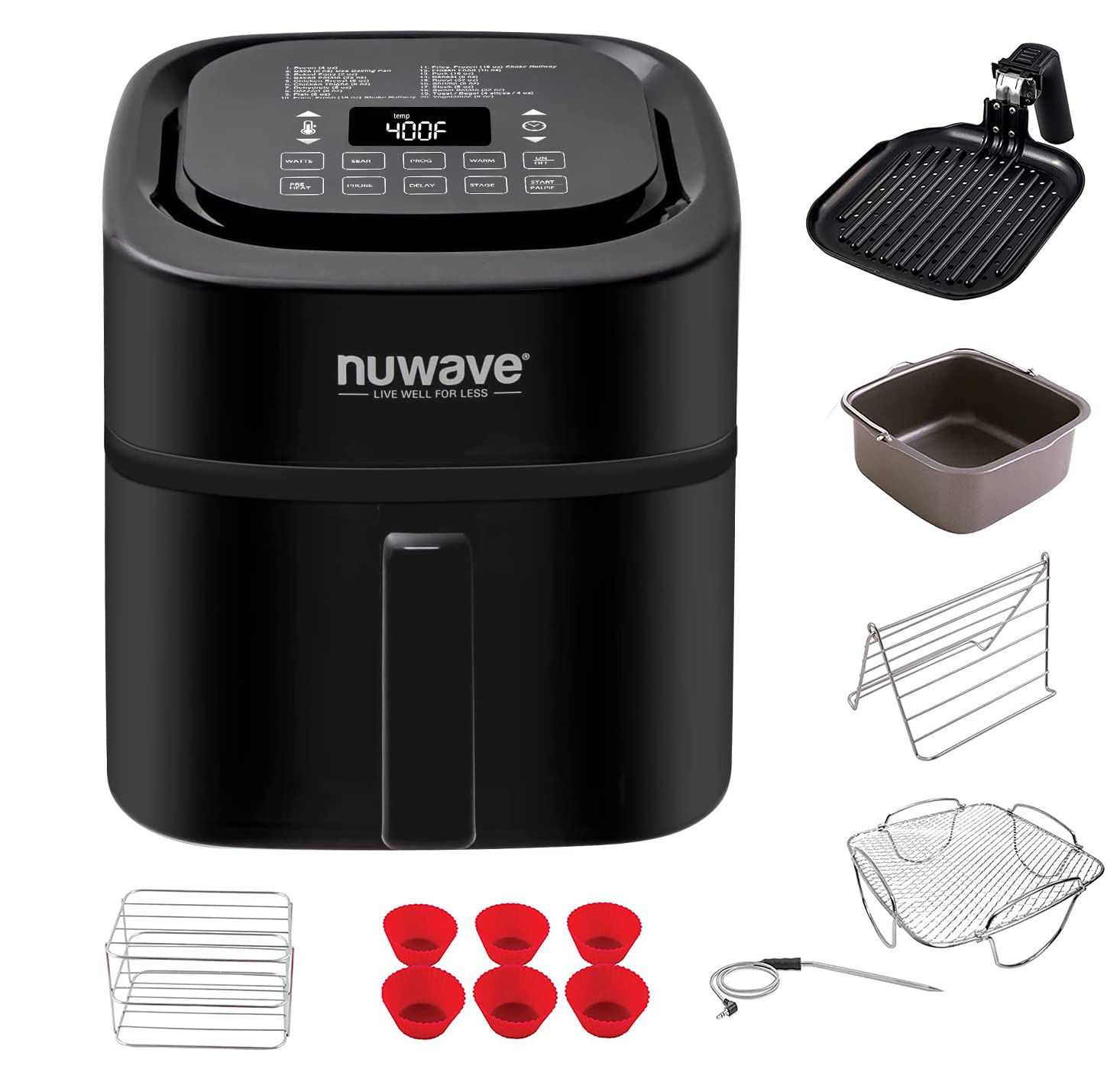 Nuwave Brio 6-Quart Healthy Digital Smart Air
