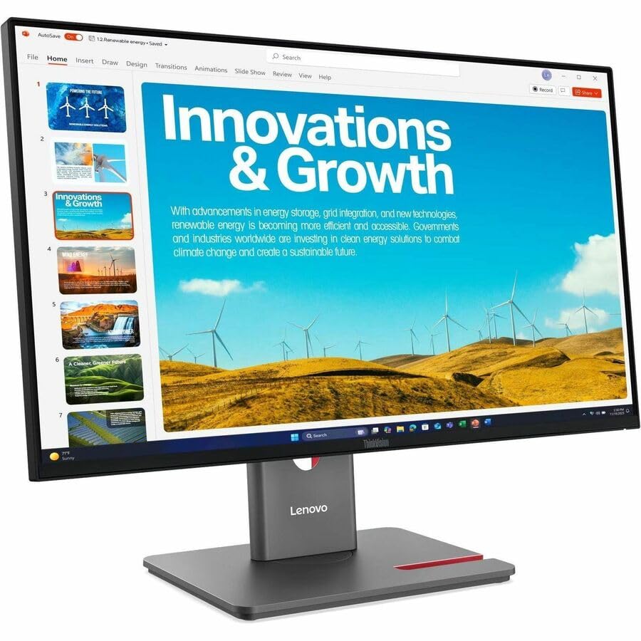 Lenovo ThinkVision P24QD-40 24 Class Webcam WQHD