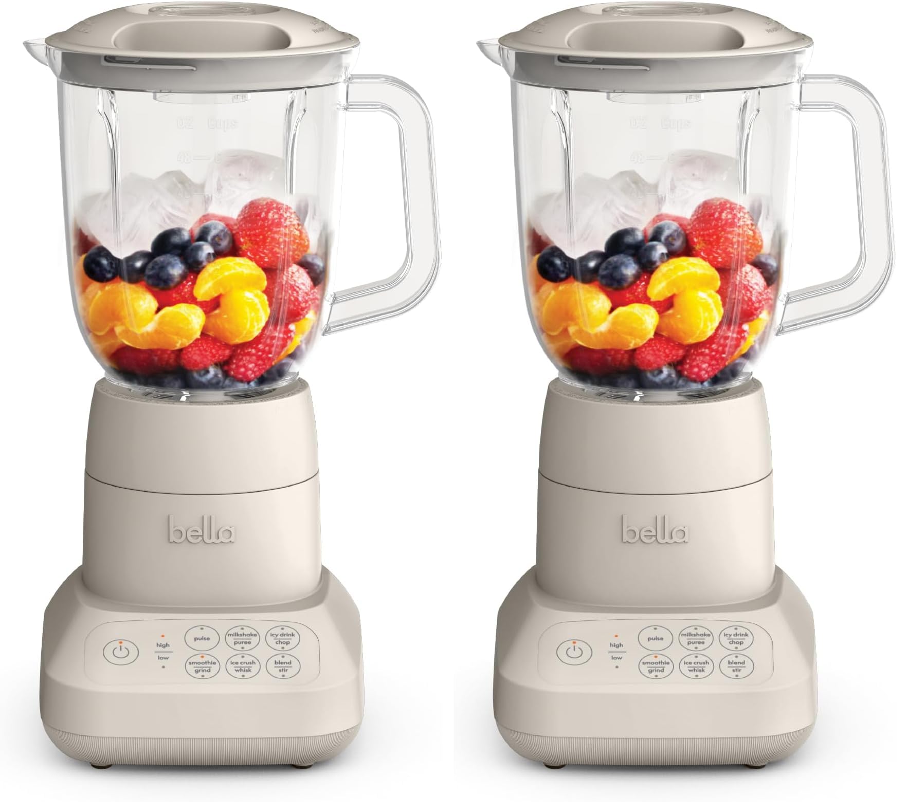 bella 10 Speed Countertop Blender,Juicer&Smoothie Maker,Fits-anywhere™ Kitchenware,Slim
