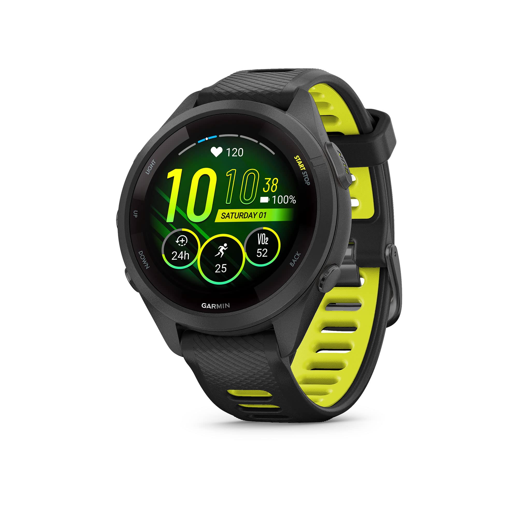 Garmin Forerunner 265S Running Smartwatch, Colorful AMOLED