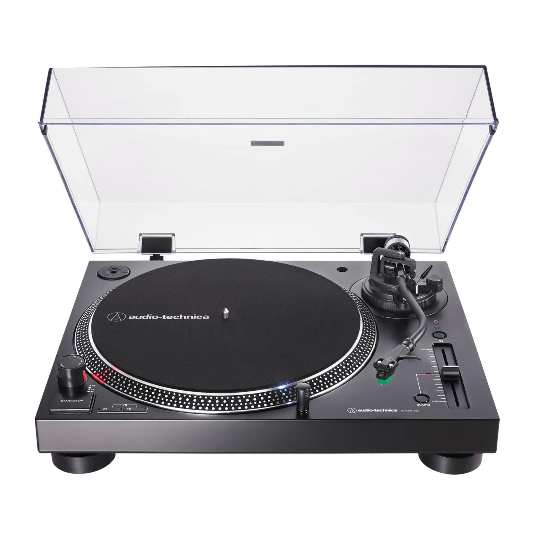 Audio-Technica AT-LP120XBT-USB-BK Wireless Direct-Drive Turntable, Fully