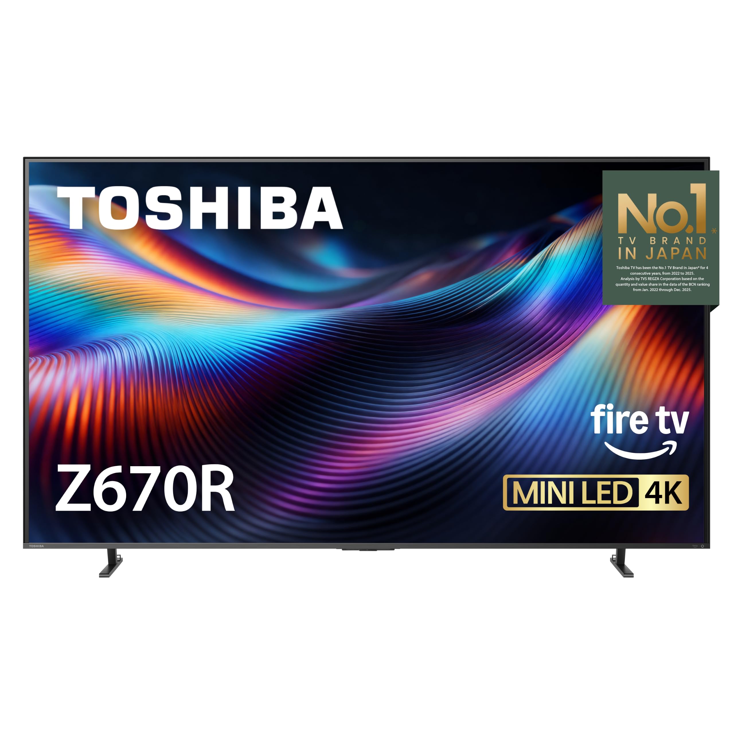 Toshiba 65-inch Z670R Mini-LED 4K UHD Smart (Black)