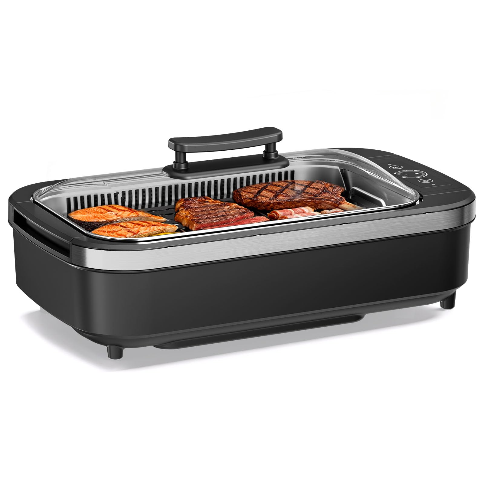 Electactic Electric Smokeless Indoor Grill & Griddle