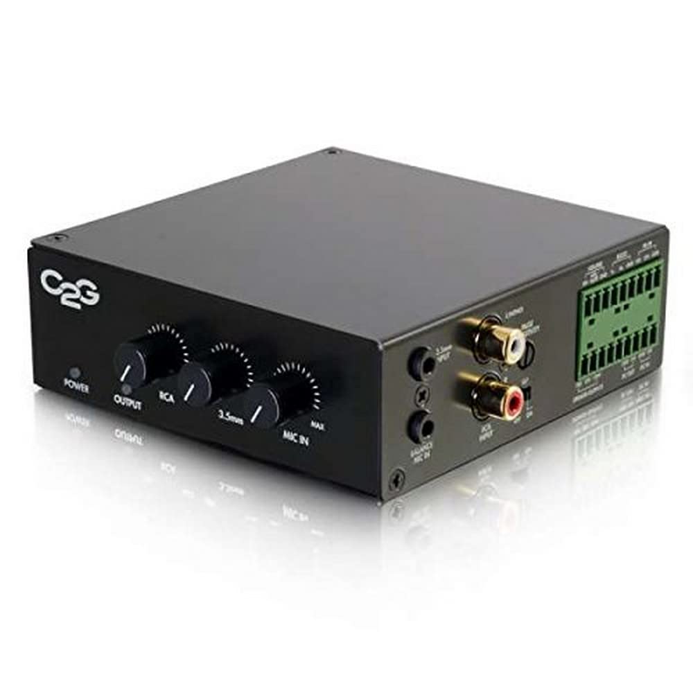 C2G Legrand Audio Amplifier, Black Audio Component