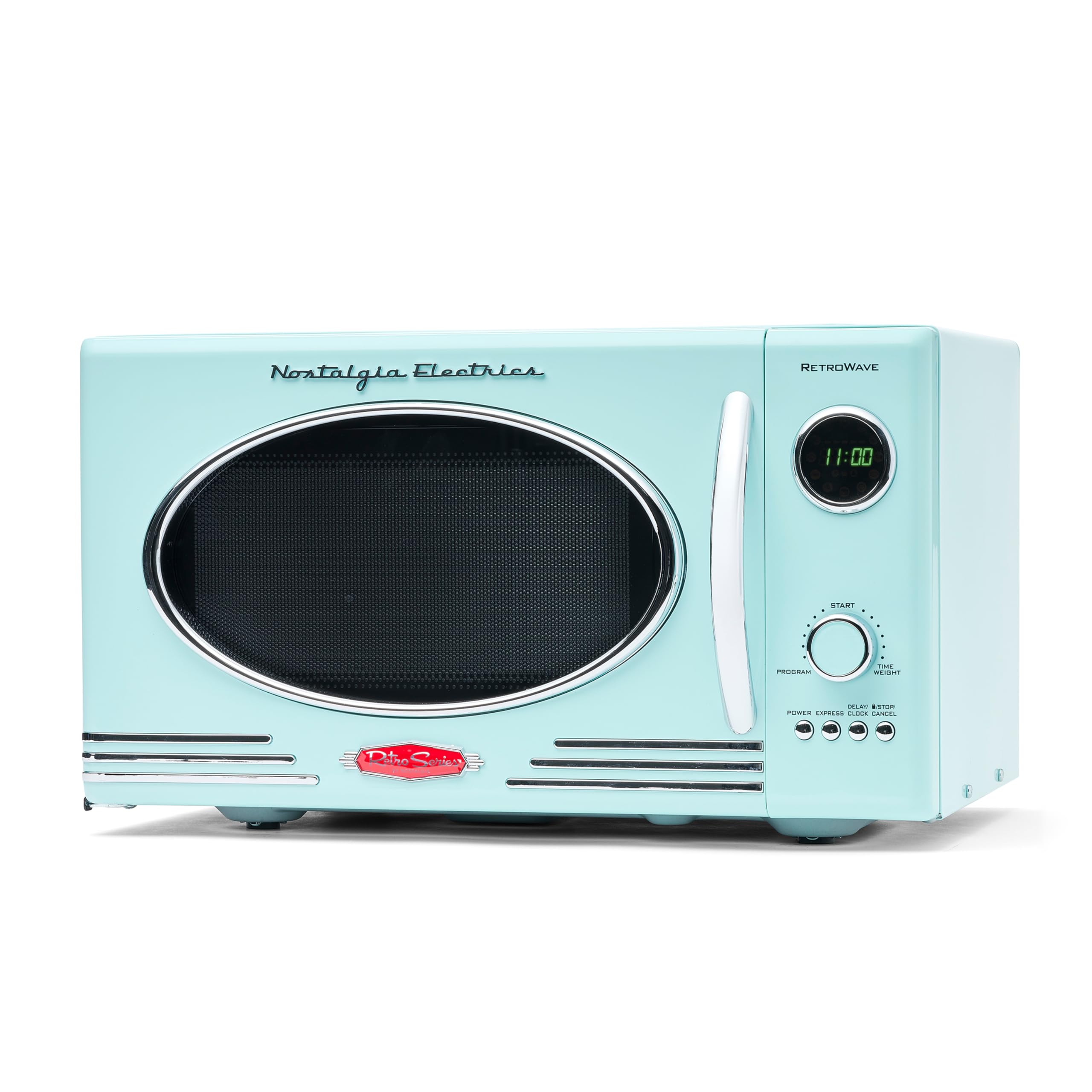 Nostalgia Retro Countertop Microwave Oven - 800-Watt