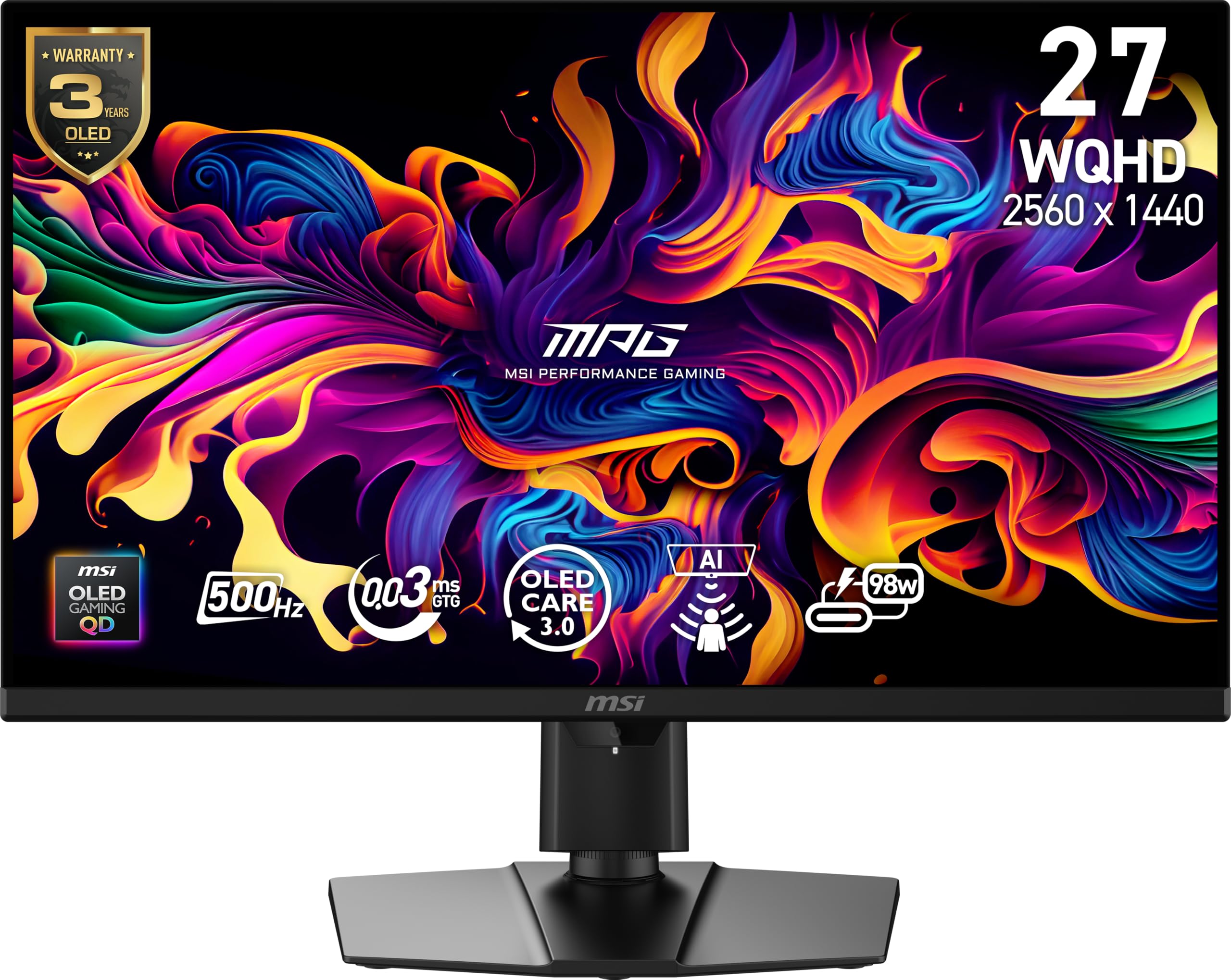 msi MPG 271QR QD-OLED X50 WQHD QD-OLED
