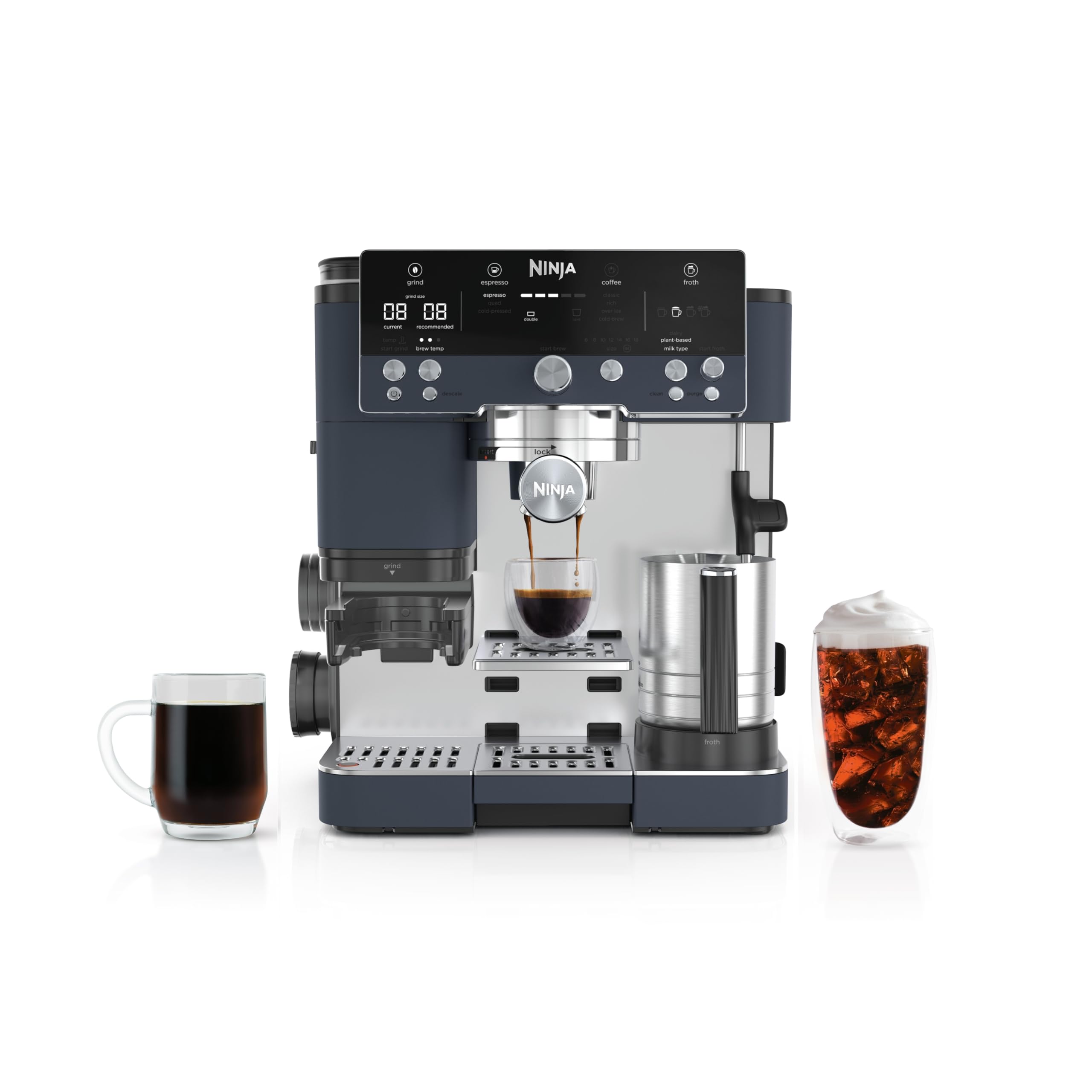 Ninja Luxe Café Premier Series, Espresso Machine (12.99-inch, Cyberspace)