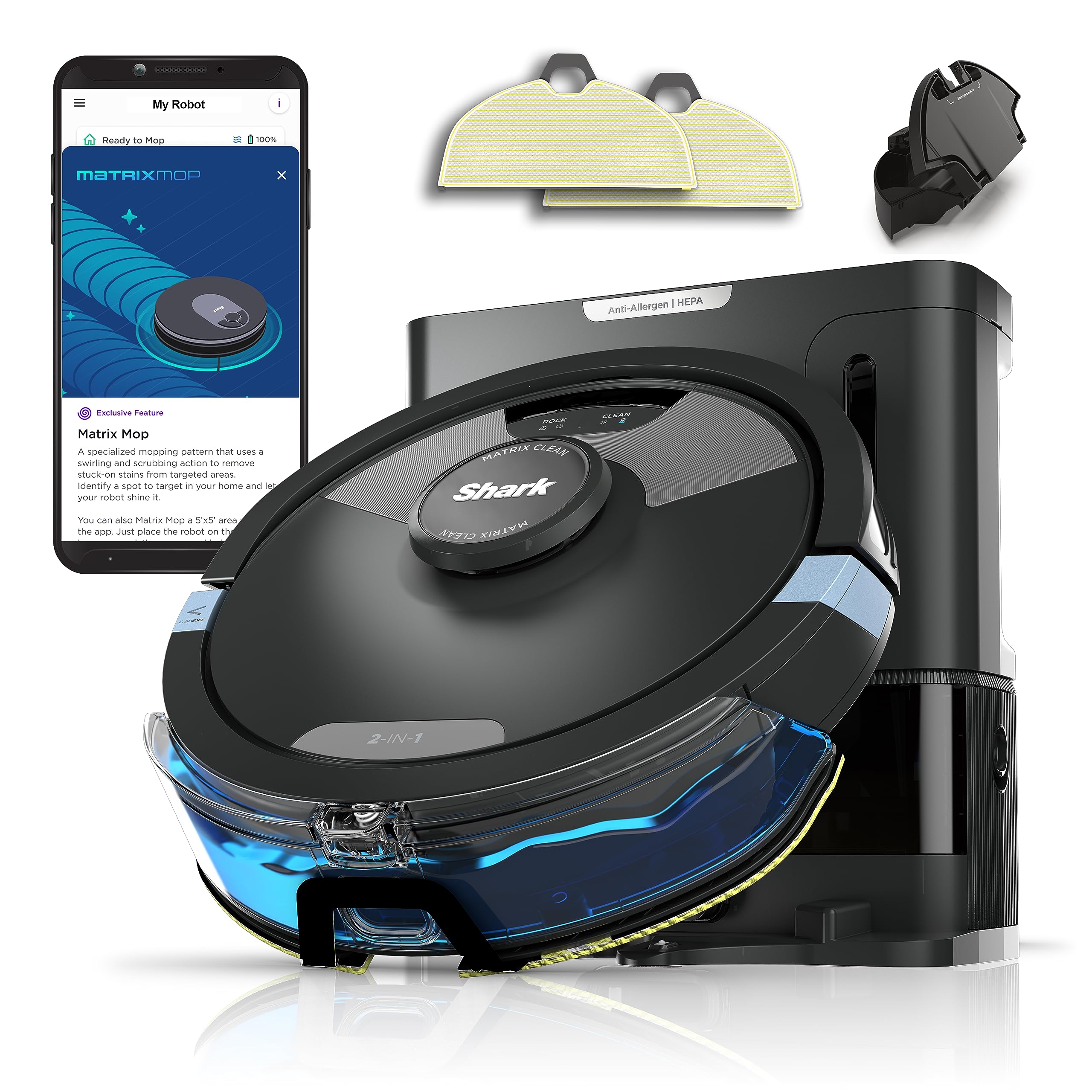 Shark Matrix Plus 2in1 Robot Vacuum &