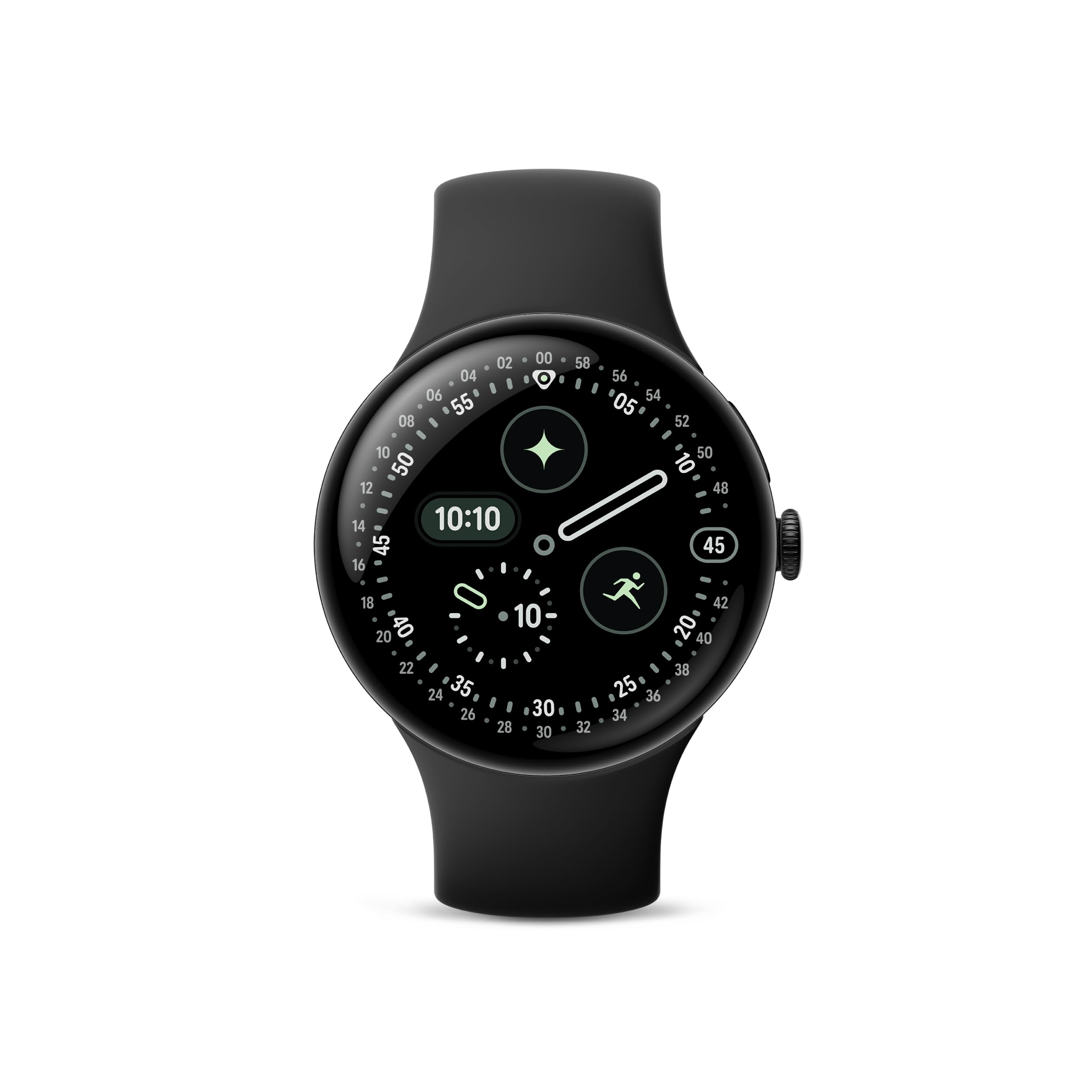 Google Pixel Watch 4 - Android Smartwatch (Obisdian Band with Matte Black Case)