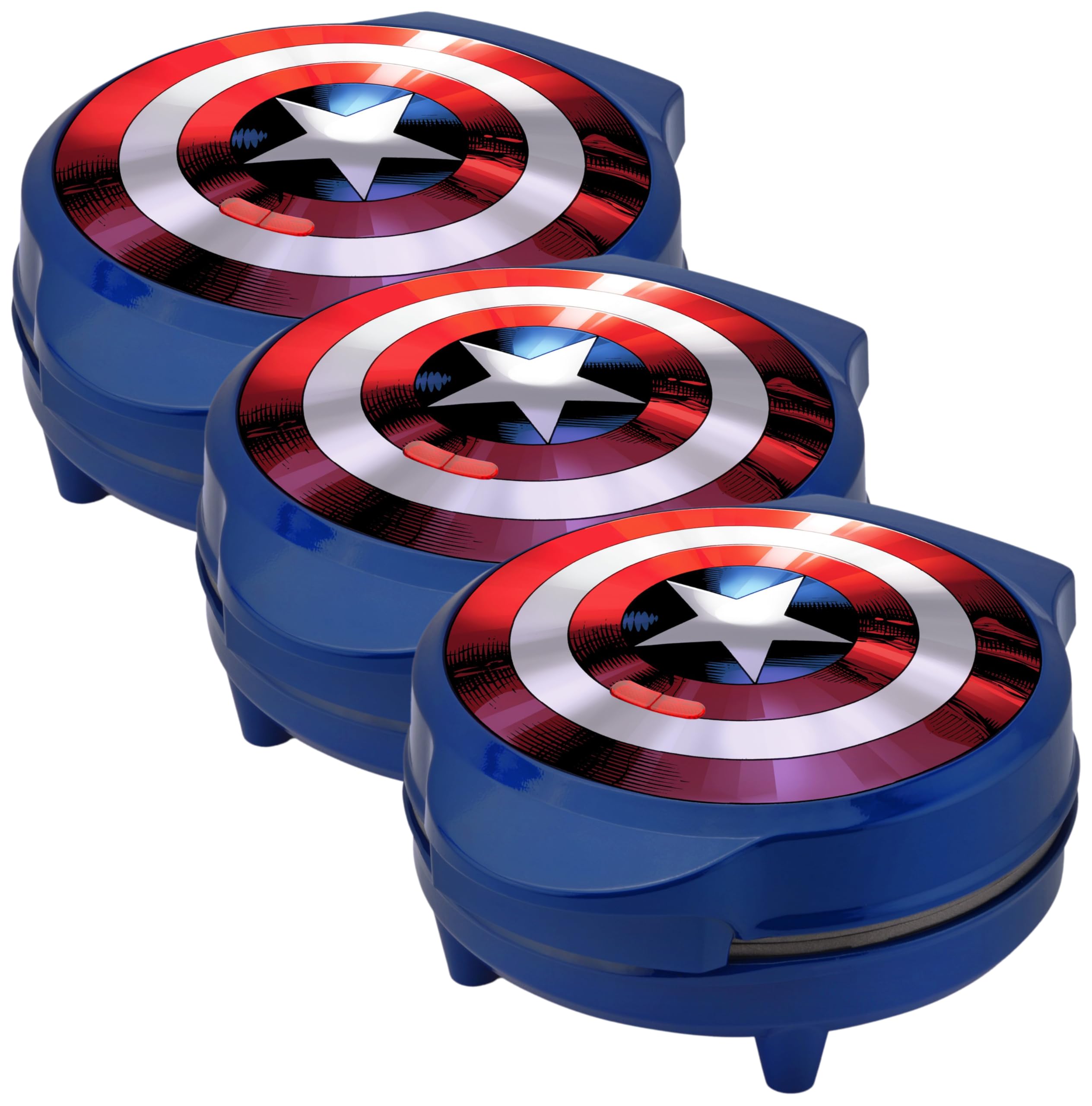 Marvel MVA-278 Captain America Waffle Maker, Blue
