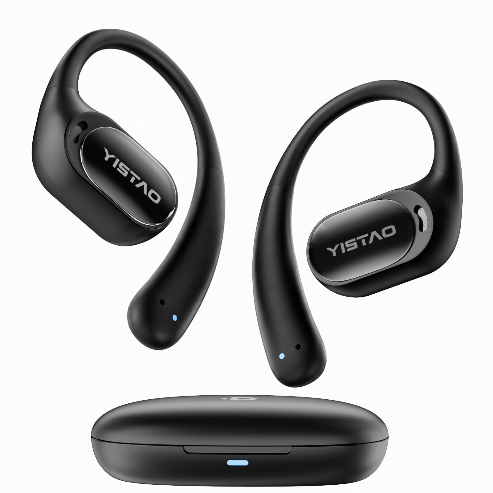 Yistao Open Ear Headphones (Black)