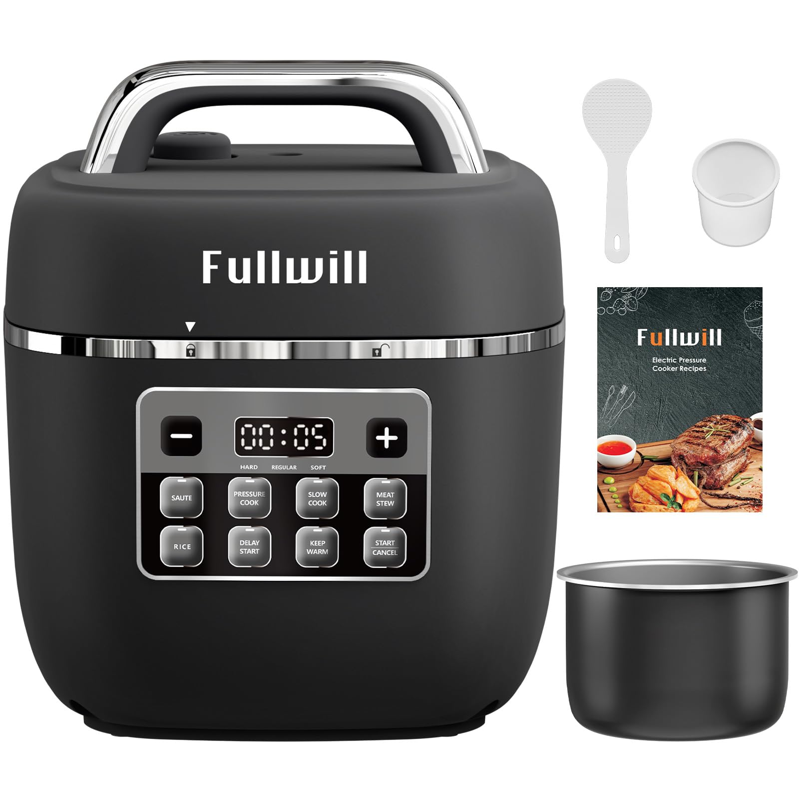 Fullwill Electric Pressure Cooker Lite, Slow Cooker