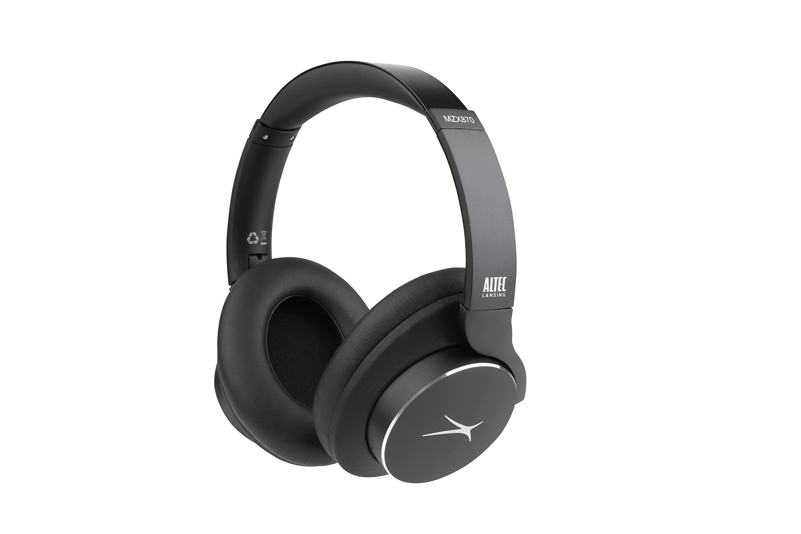 Altec Lansing Comfort Q+ Bluetooth Headphones, Active (Black)