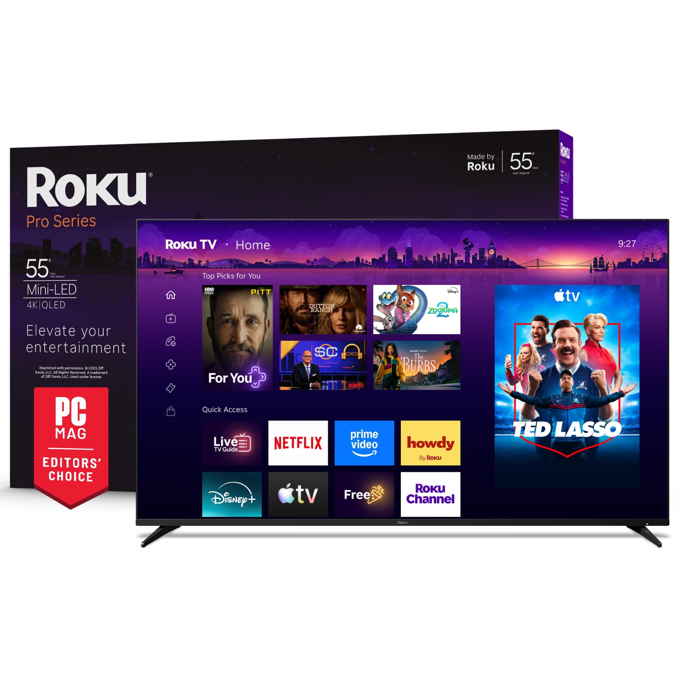 Roku Pro Smart TV 4K QLED Mini-LED