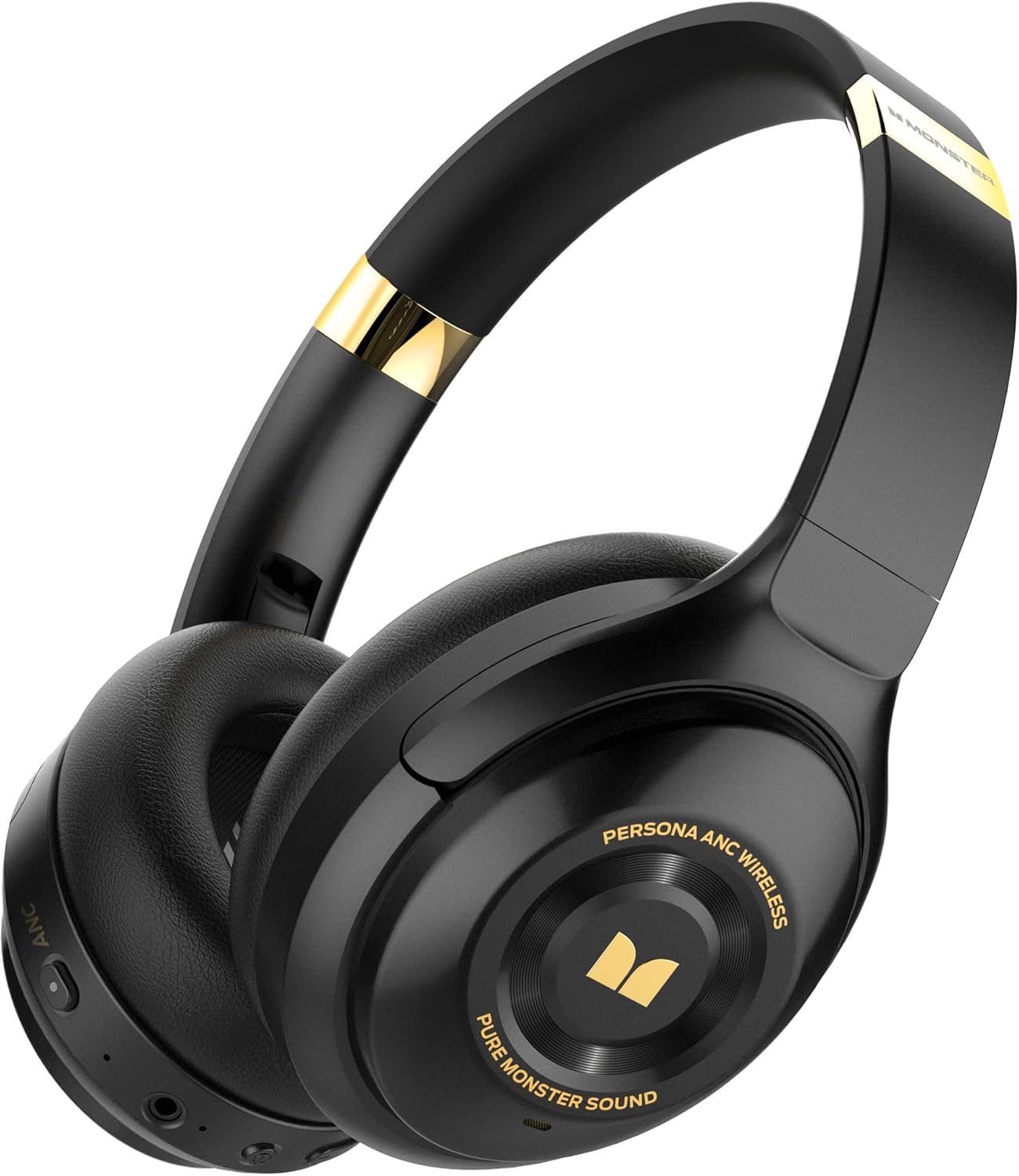 Monster Persona Noise Cancelling Headphones Wireless (Black)