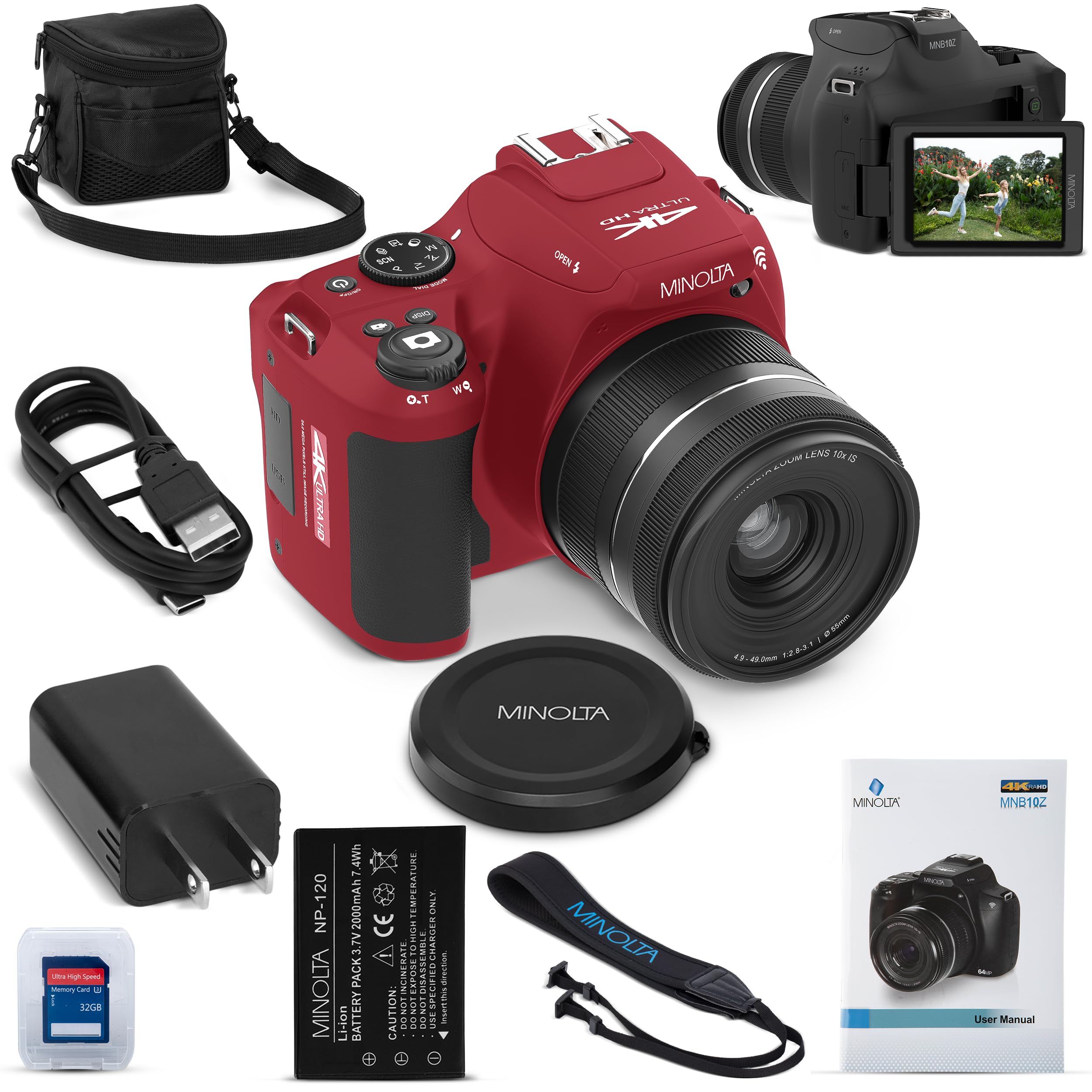 Minolta ProShot 64MP Digital Camera, 10x