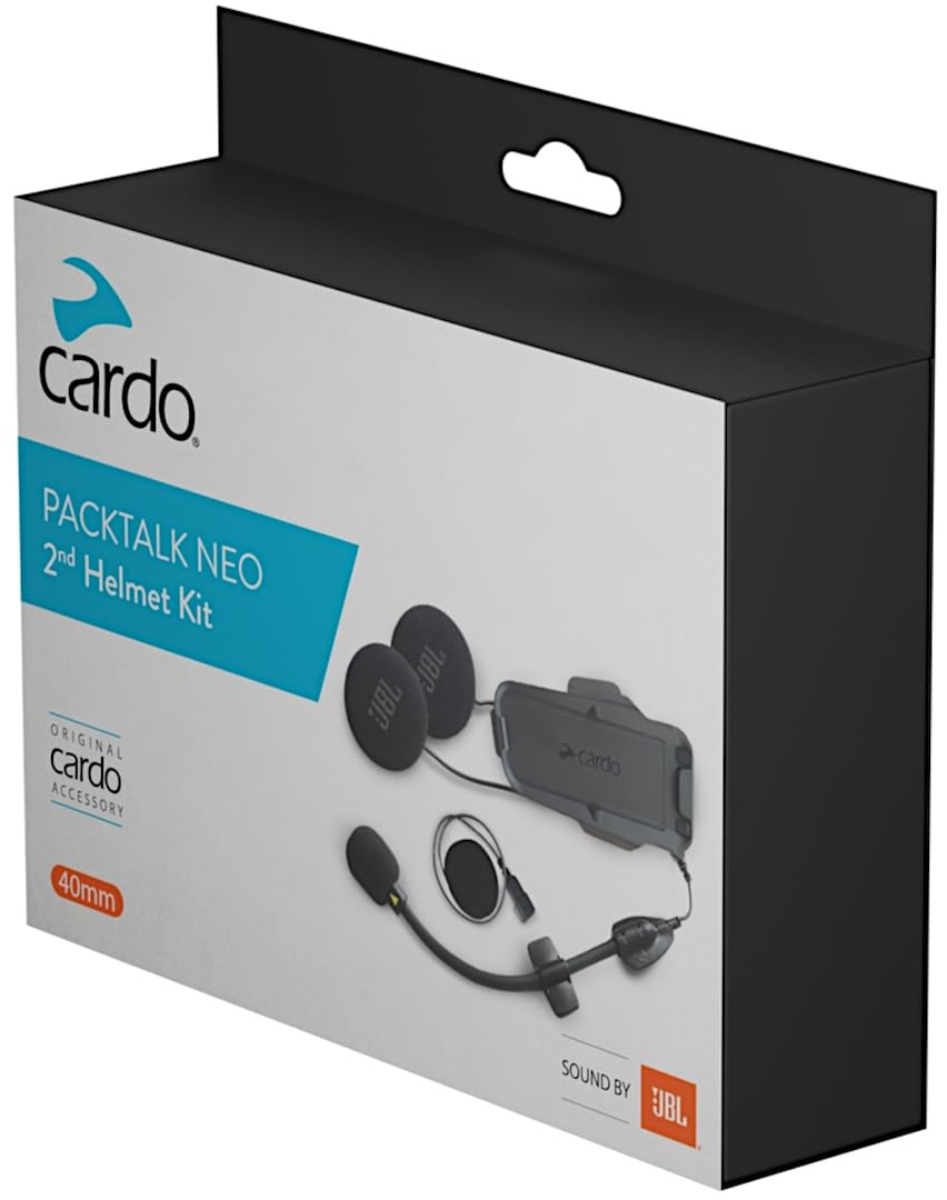 Cardo Packtalk Neo JBL Second Helmet Kit,Black