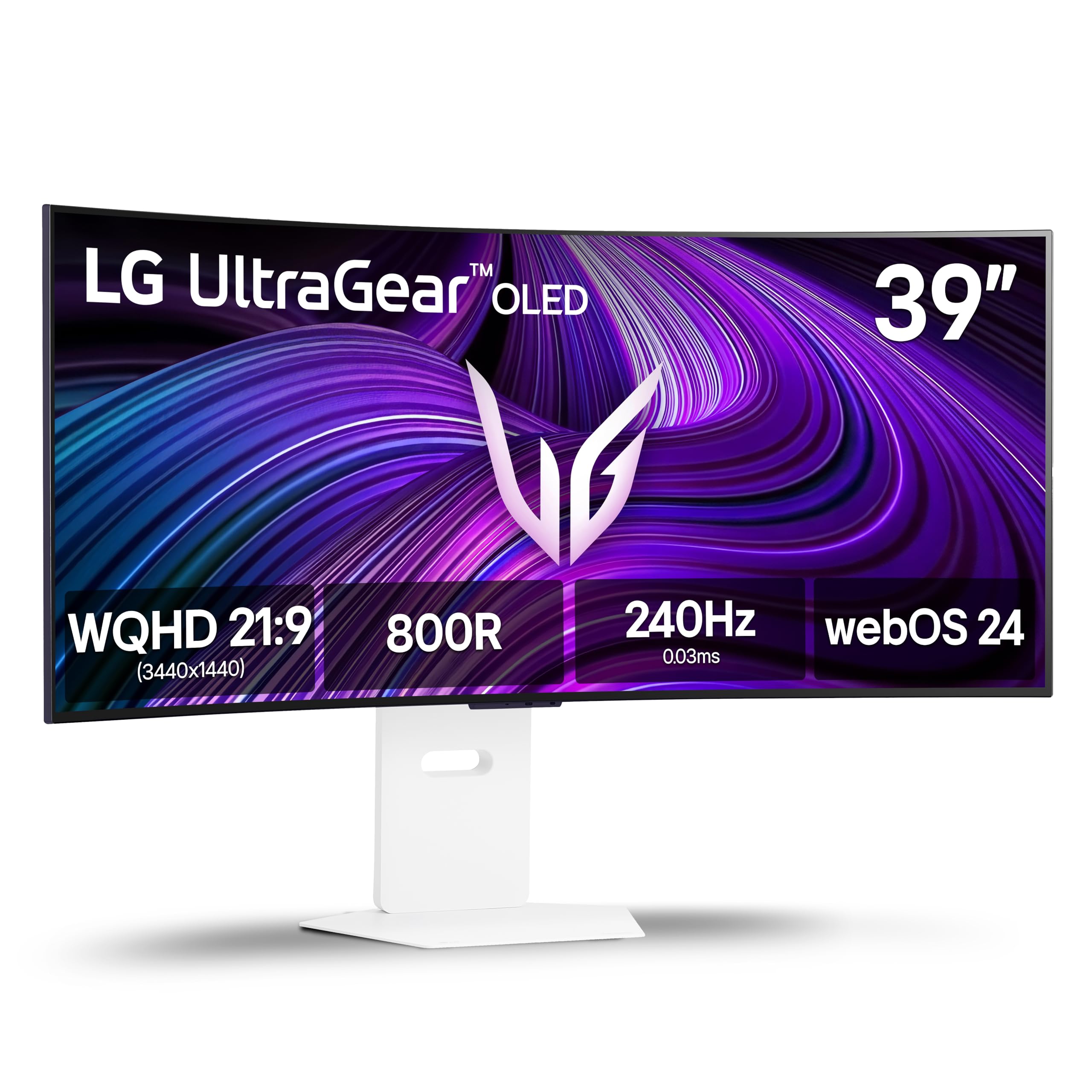 LG 39GX90SA-W Ultragear WQHD OLED Curved Gaming