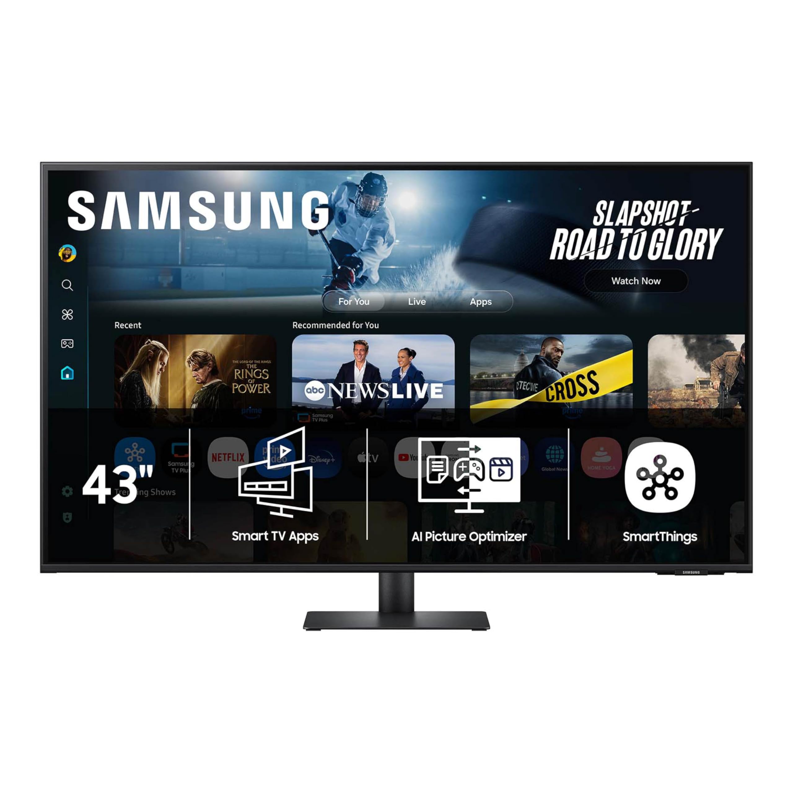Samsung 43” Smart Monitor M7 4K UHD (43-inch, Black)