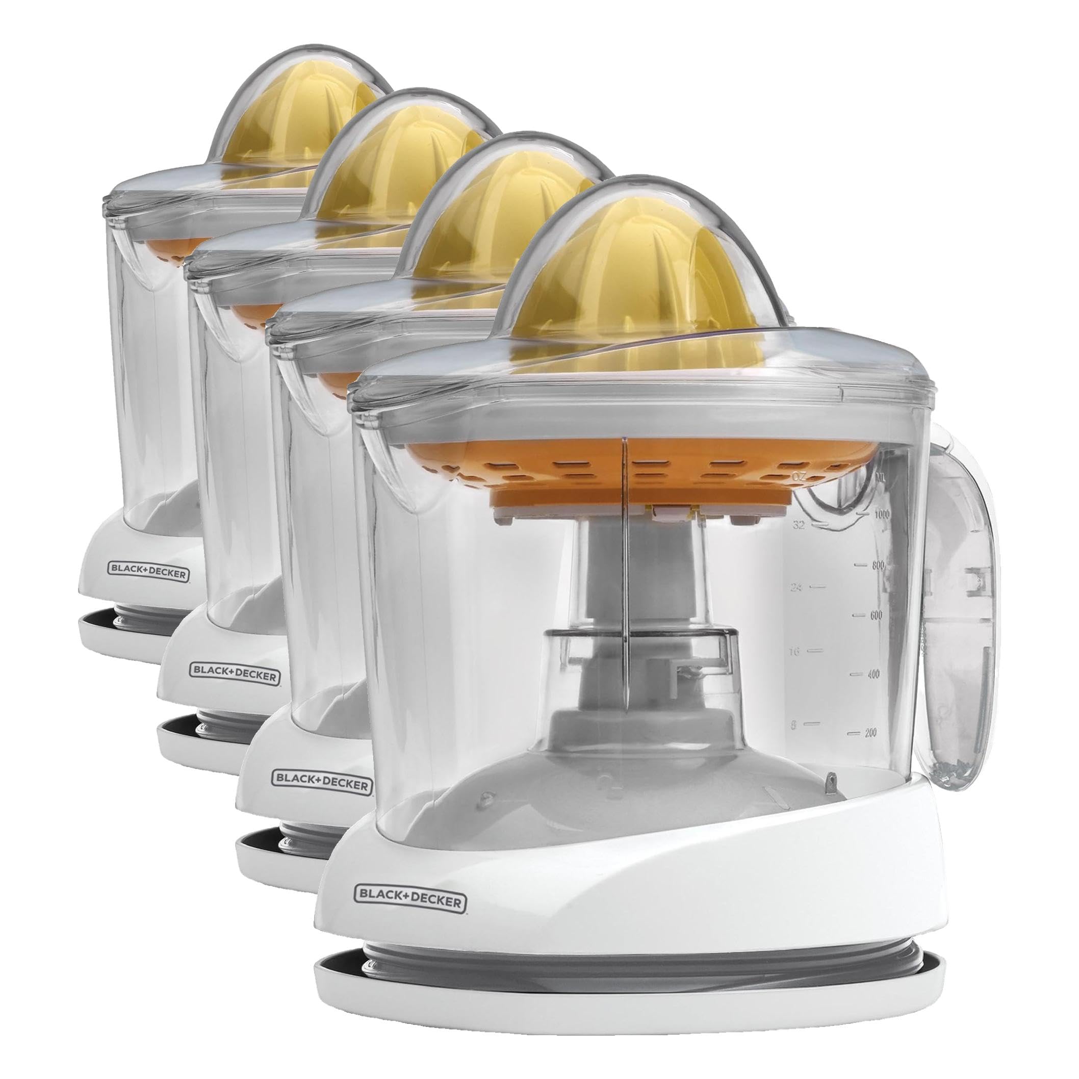 BLACK+DECKER 32oz Electric Citrus Juicer,CJ625,Pressure Activated,Adjustable Pulp