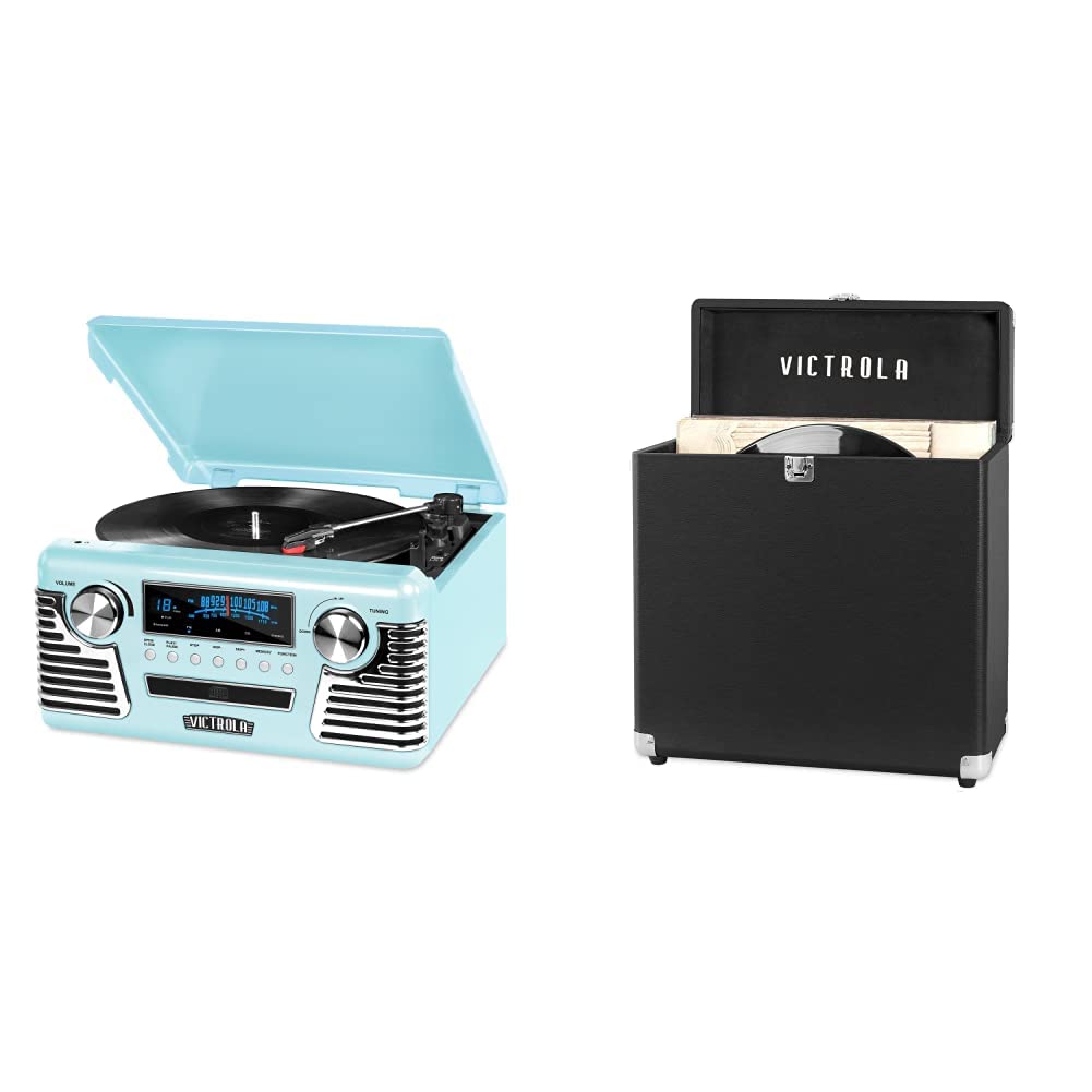 Victrola 50's Retro Bluetooth Record Player &